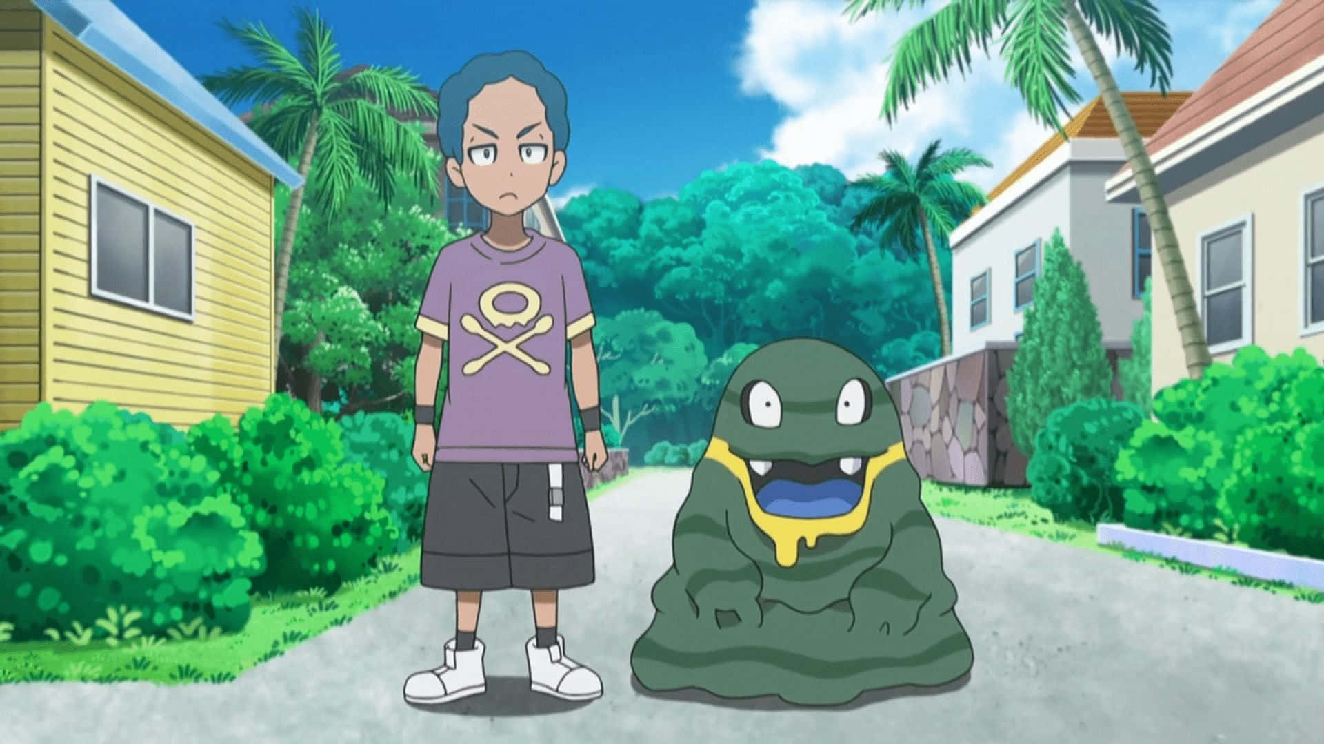 Alolan Grimer Pokémon-animaatiossa Taustakuvat