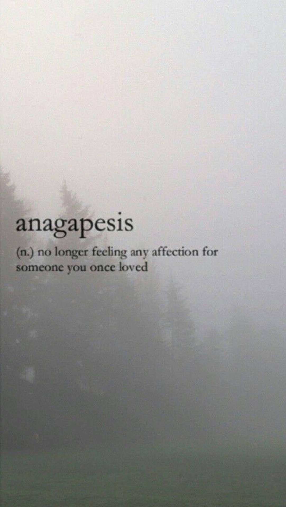 Anagapesis esteettinen sana taustakuva