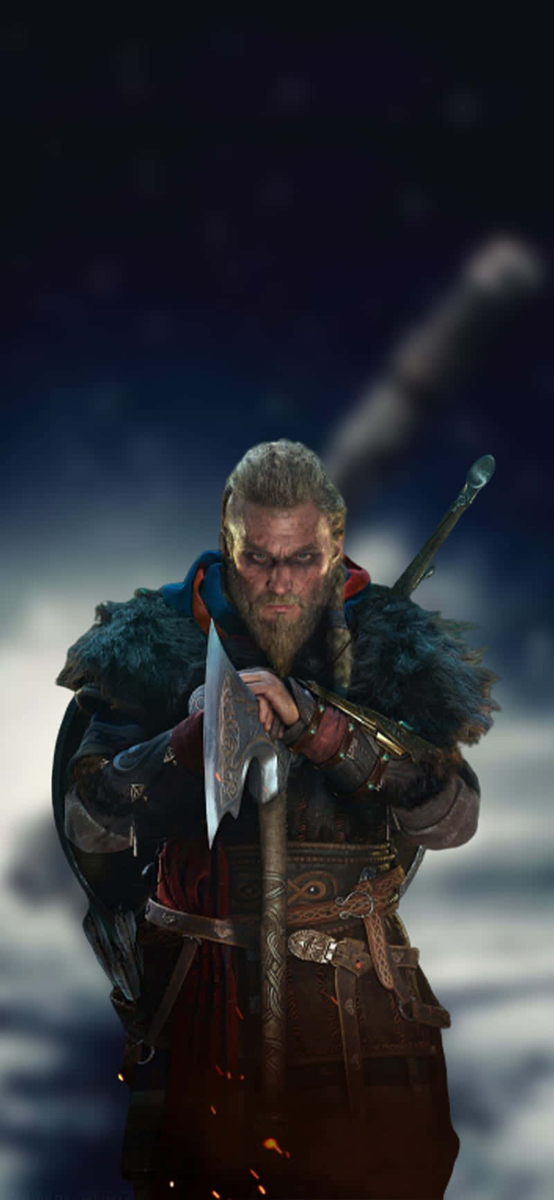 Android Assassin's Creed Valhalla -tausta sumuinen Taustakuvat