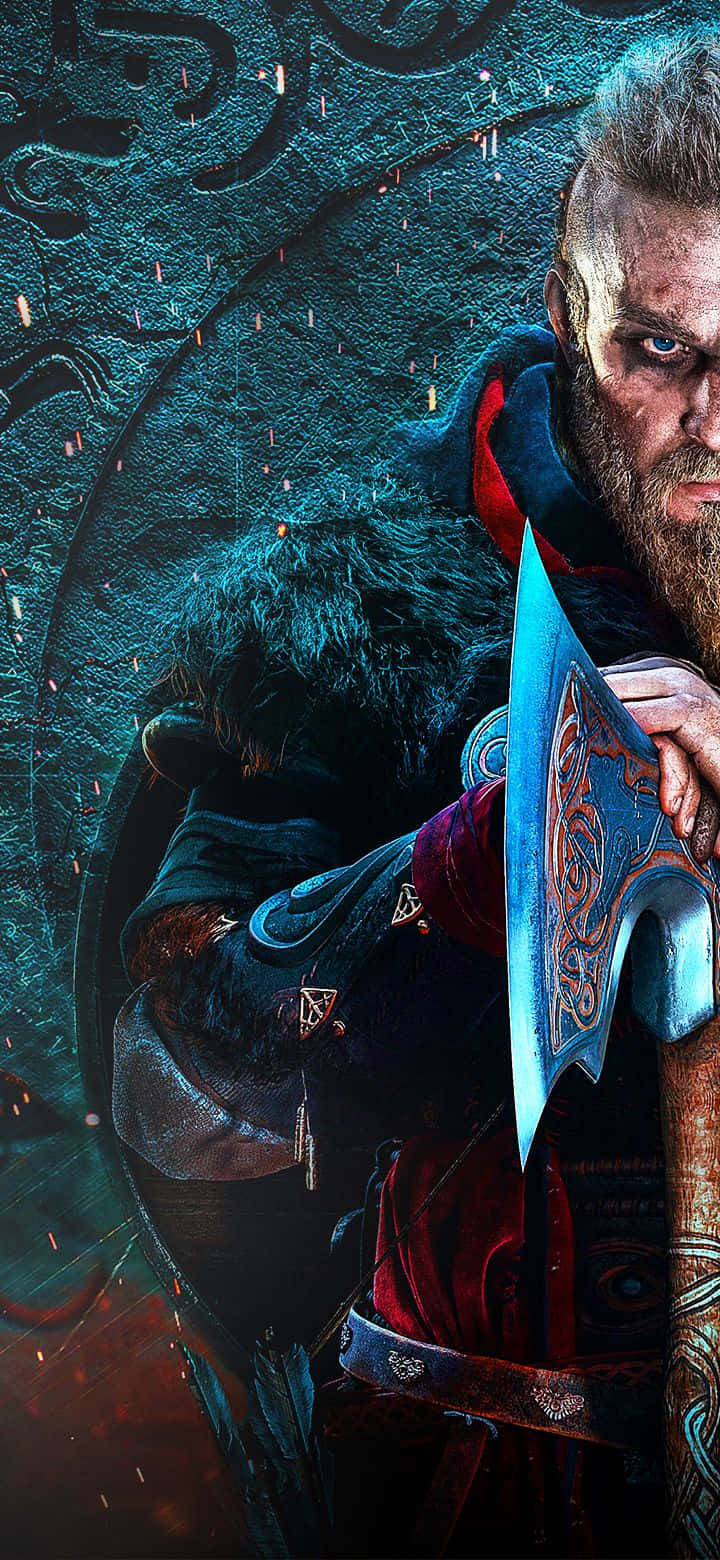 Android Assassin's Creed Valhalla -tausta Vasen Kasvo Taustakuvat