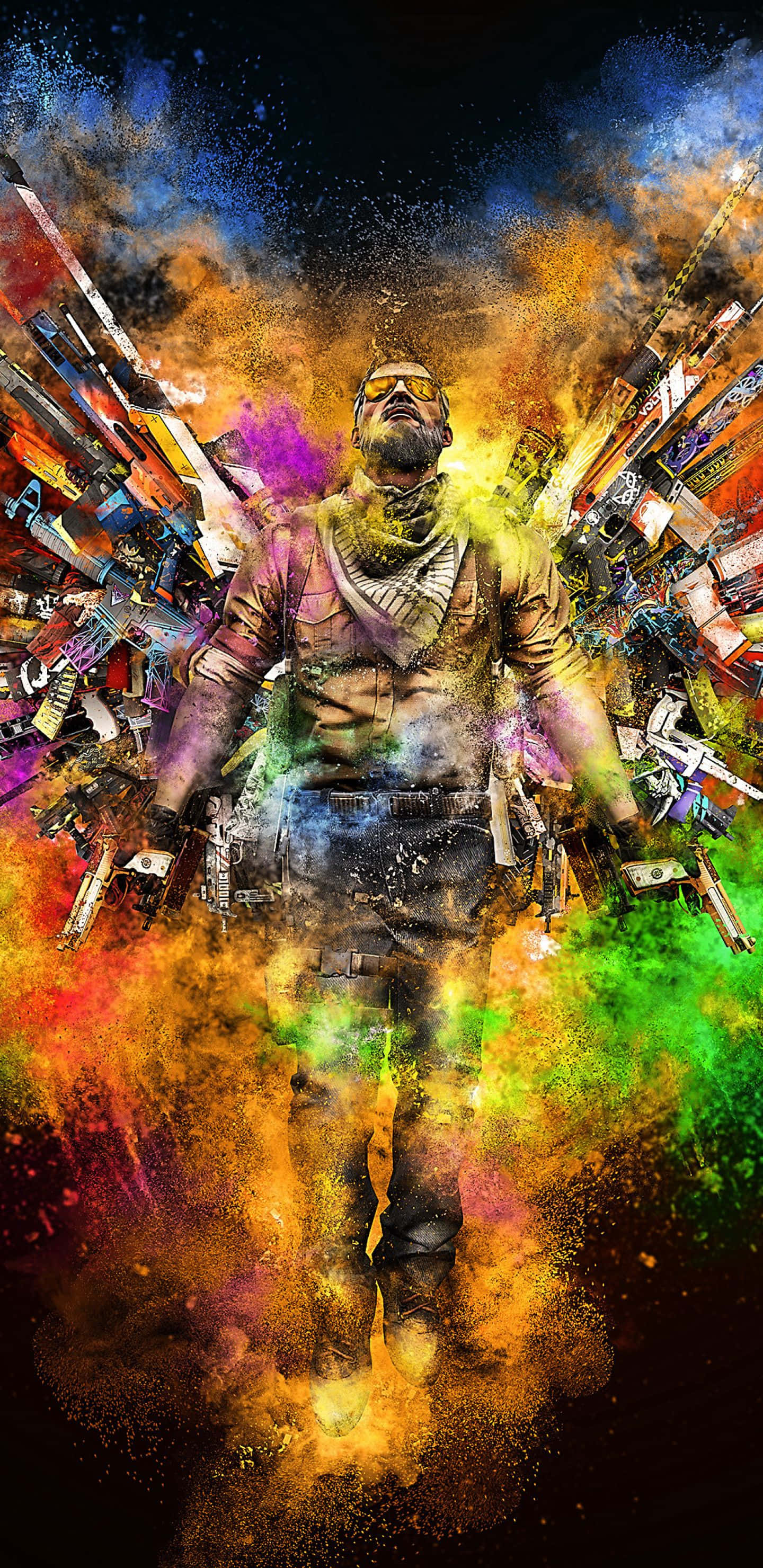 Android Counter-strike Global Offensive -terroristi ase-siipillä -taustakuva Taustakuvat