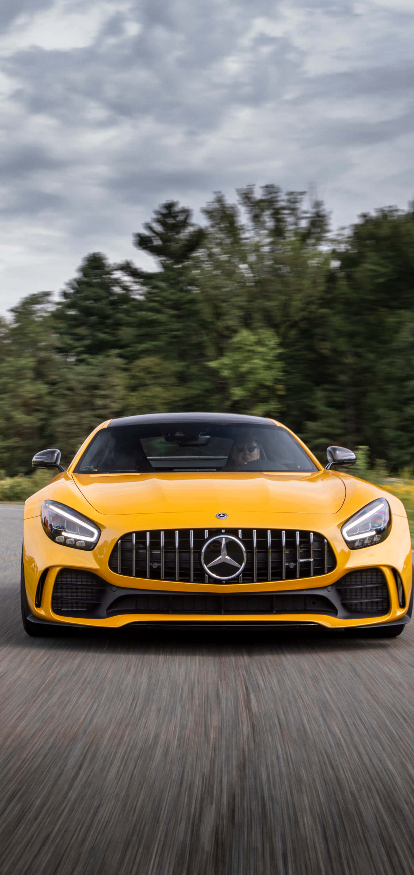 Android keltainen Amg Gt-r -taustakuva Taustakuvat