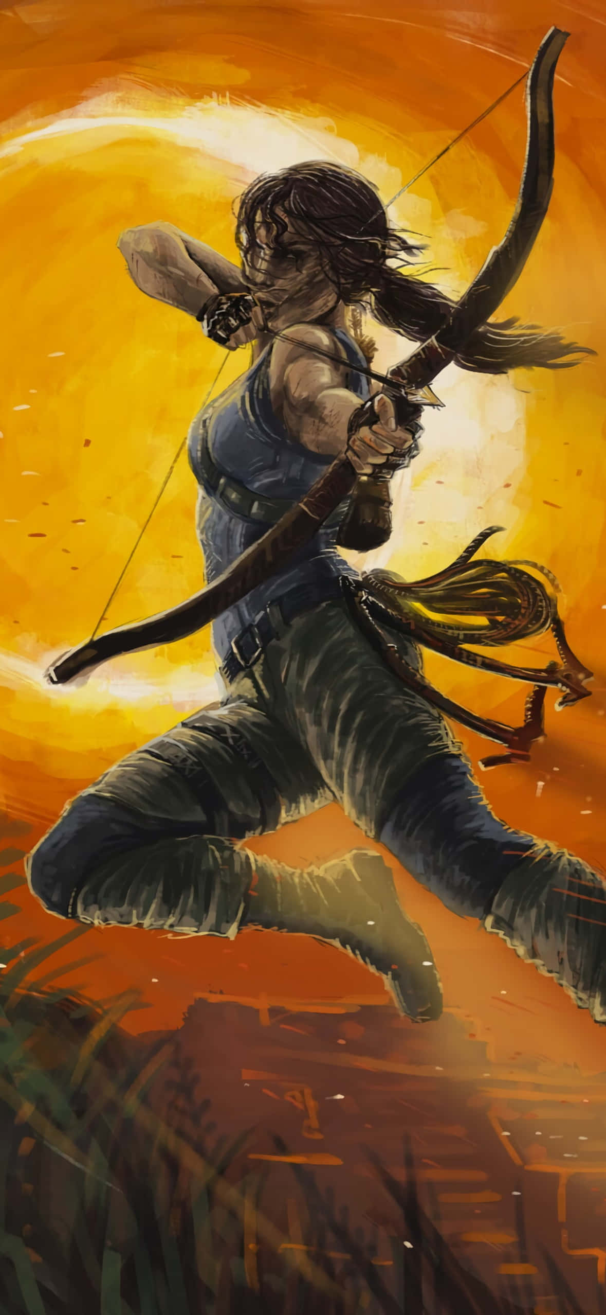 Android Rise Of The Tomb Raider -taustakuva Jousi Taustakuvat