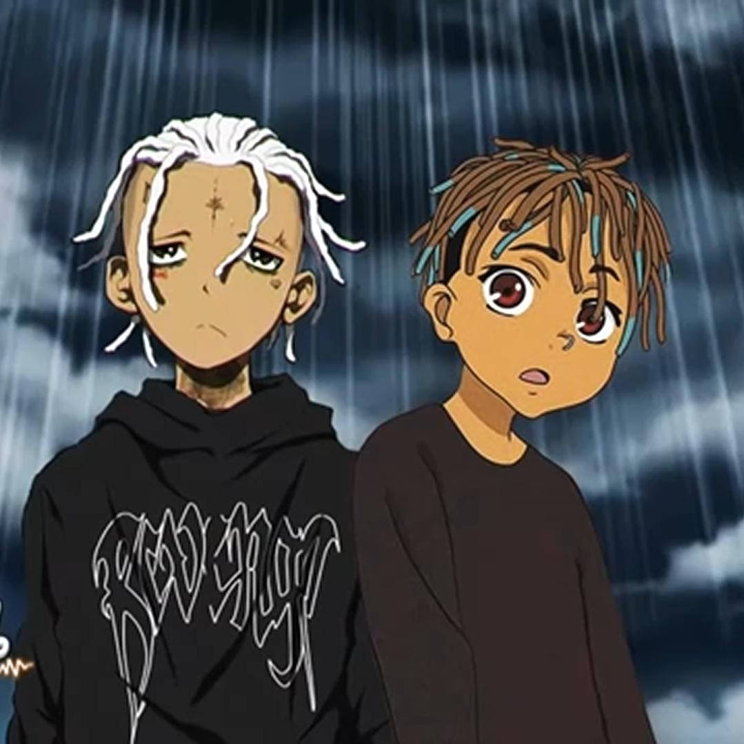 Animaatio Juice Wrld ja XXXTentacion Taustakuvat