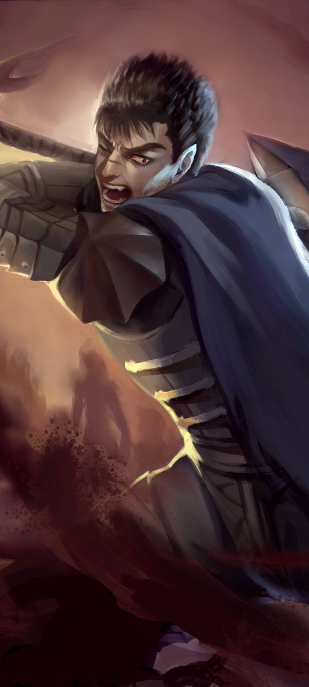 Anime Berserk haarniskassa Taustakuvat