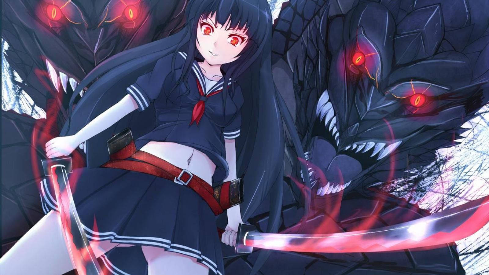 Anime Demoni Akame Taustakuvat