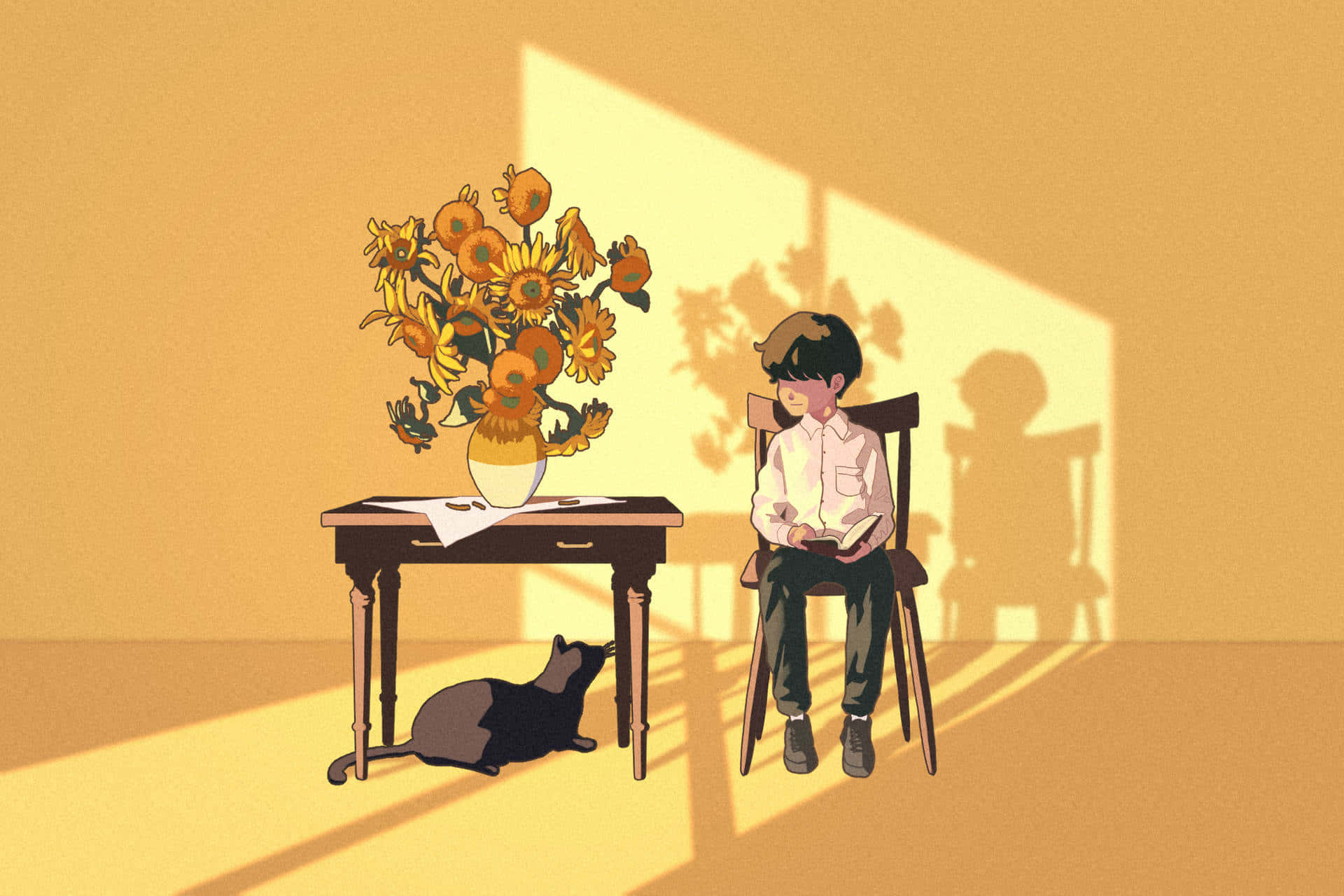 Anime-estetiikan mystinen maailma Taustakuvat