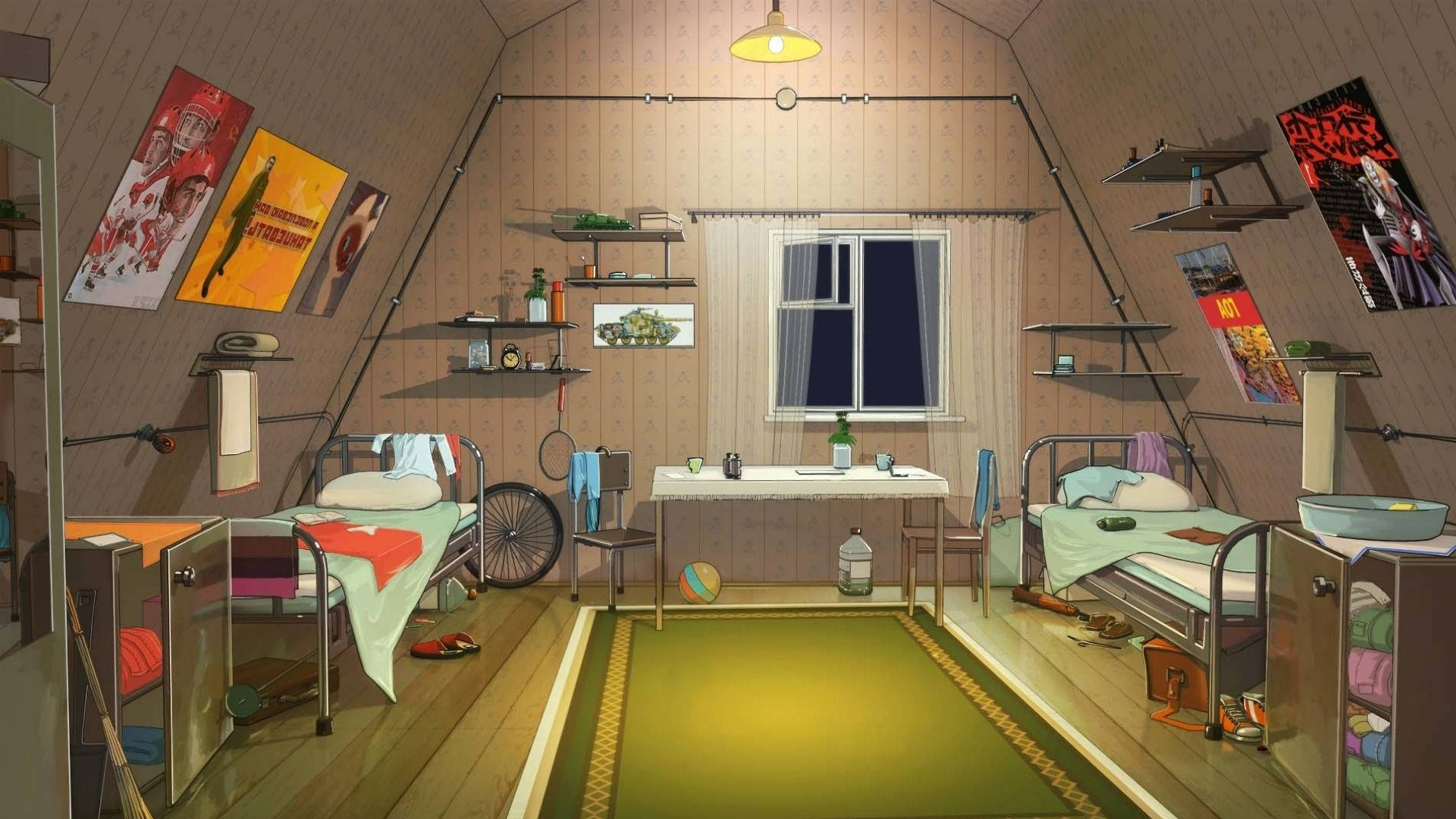 Anime-harrastajan henkilökohtainen tila Taustakuvat