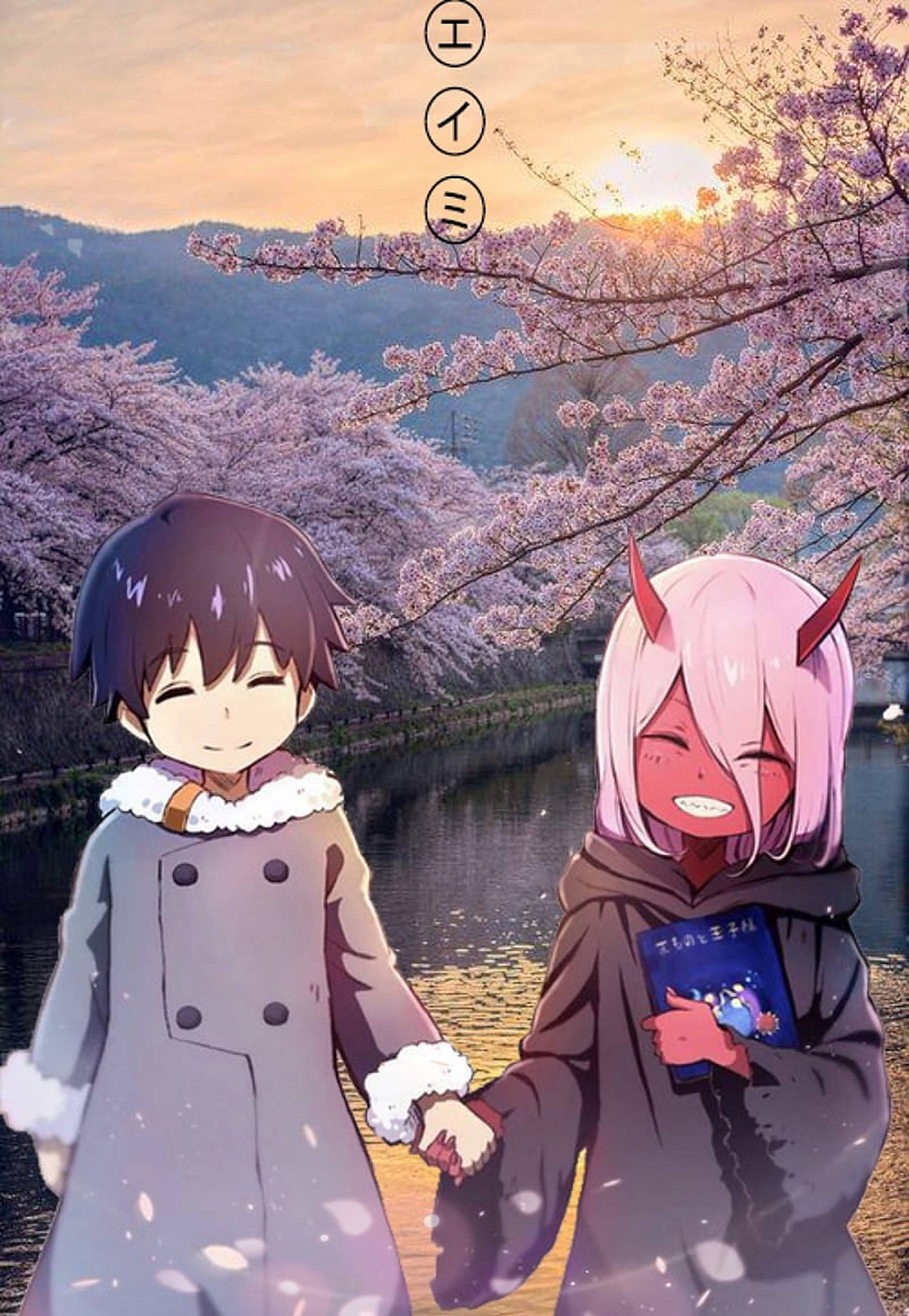 Anime-lapset Darling in the Franxx Taustakuvat