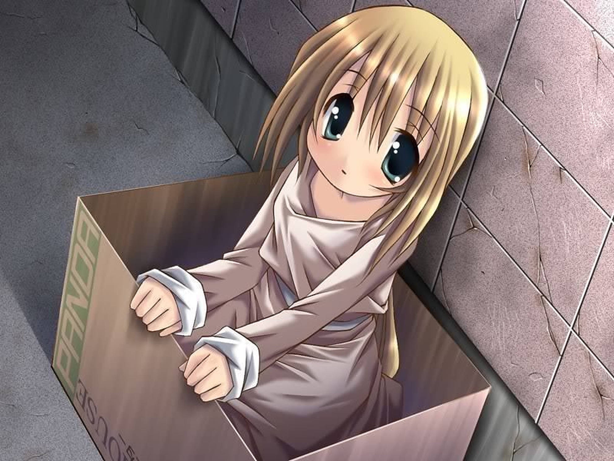 Anime-lapsi laatikossa Taustakuvat