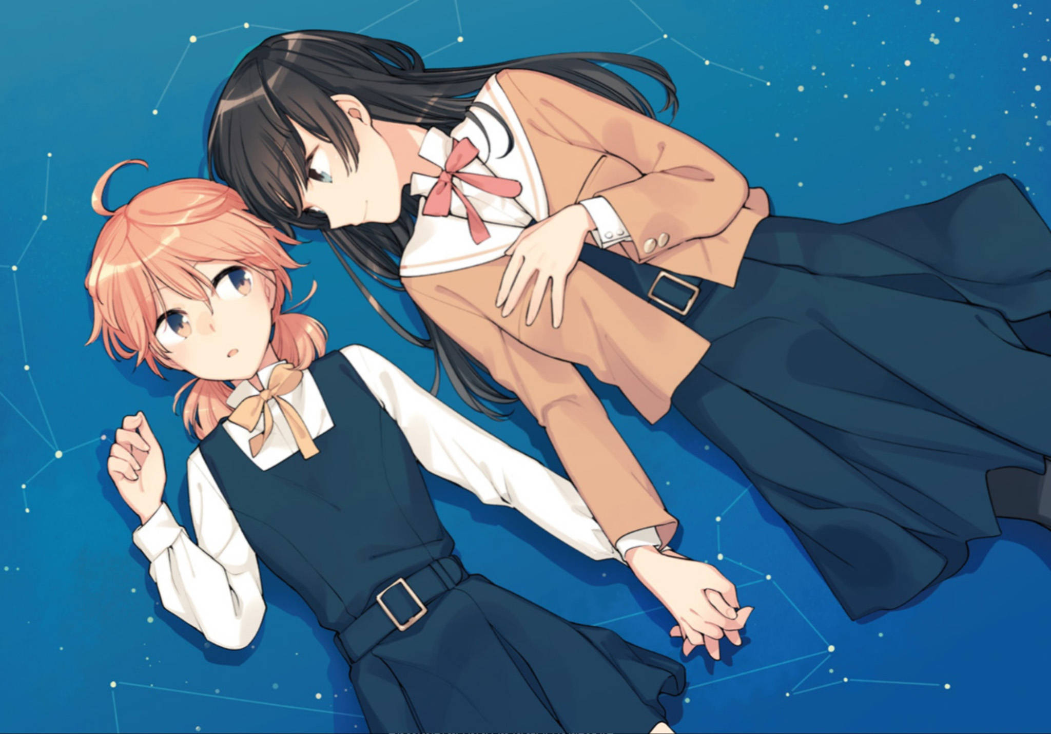 Anime Lesbot Tähtikuvio Taide Taustakuvat