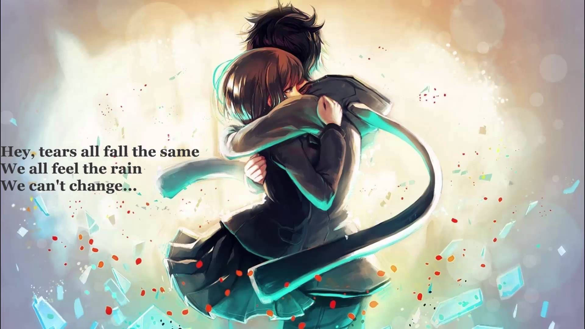 Anime pari halaa lainauksen kera Taustakuvat