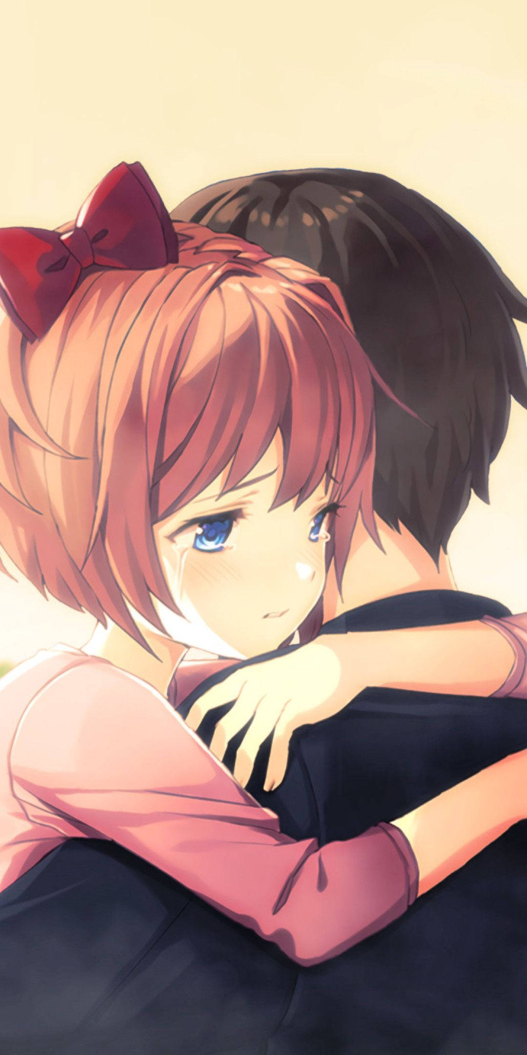 Anime pari halaa punainen nauha Taustakuvat