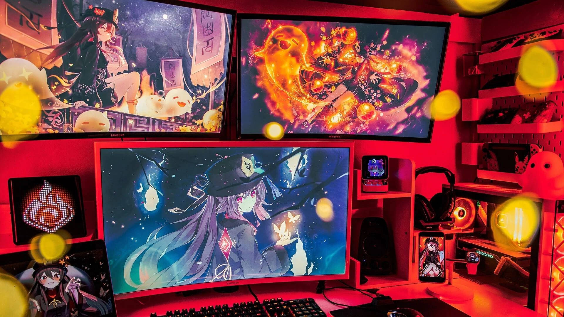 Anime-pelihuone Taustakuvat