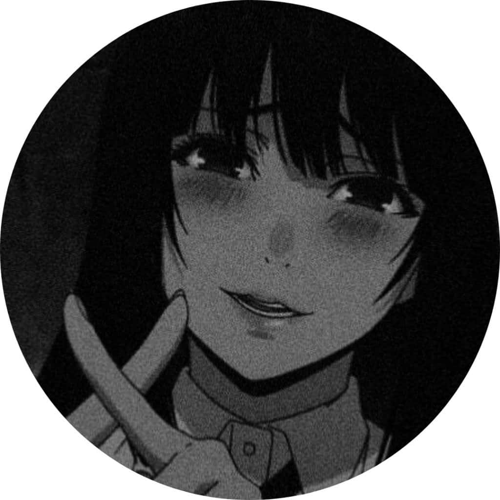 Anime-tyttöjen profiilikuvat mustavalkoisena Taustakuvat