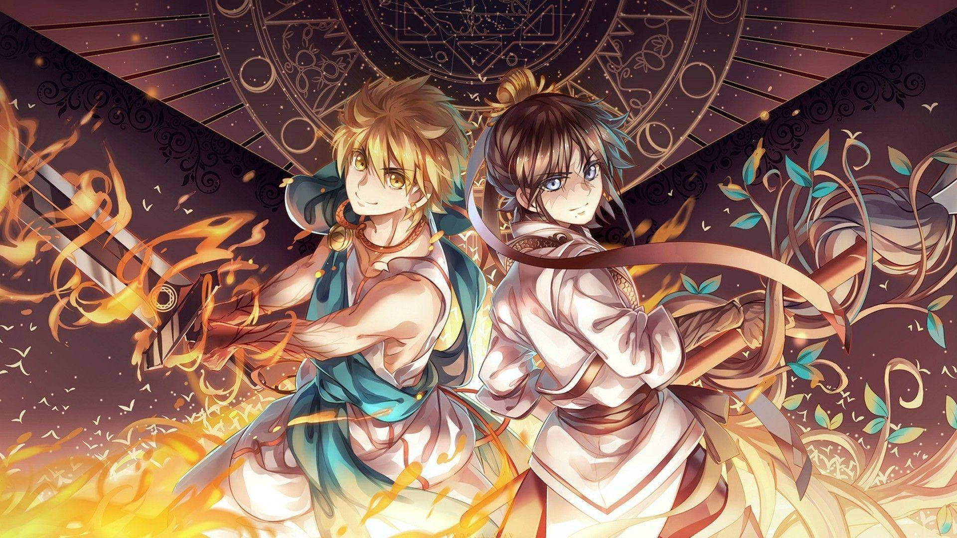 Animehahmot Magi Taustakuvat