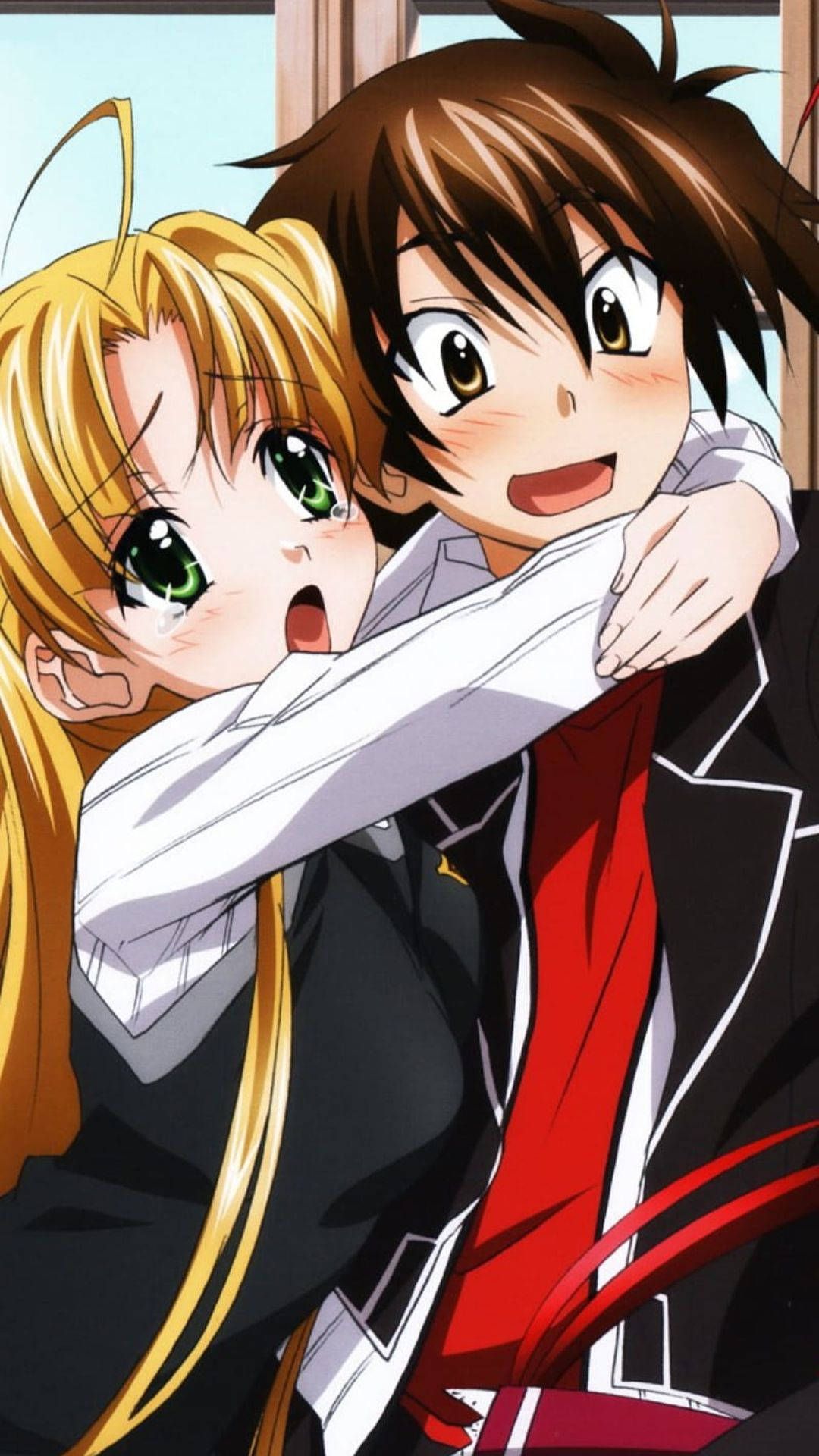 Animehalaaminen koulutyttö Taustakuvat