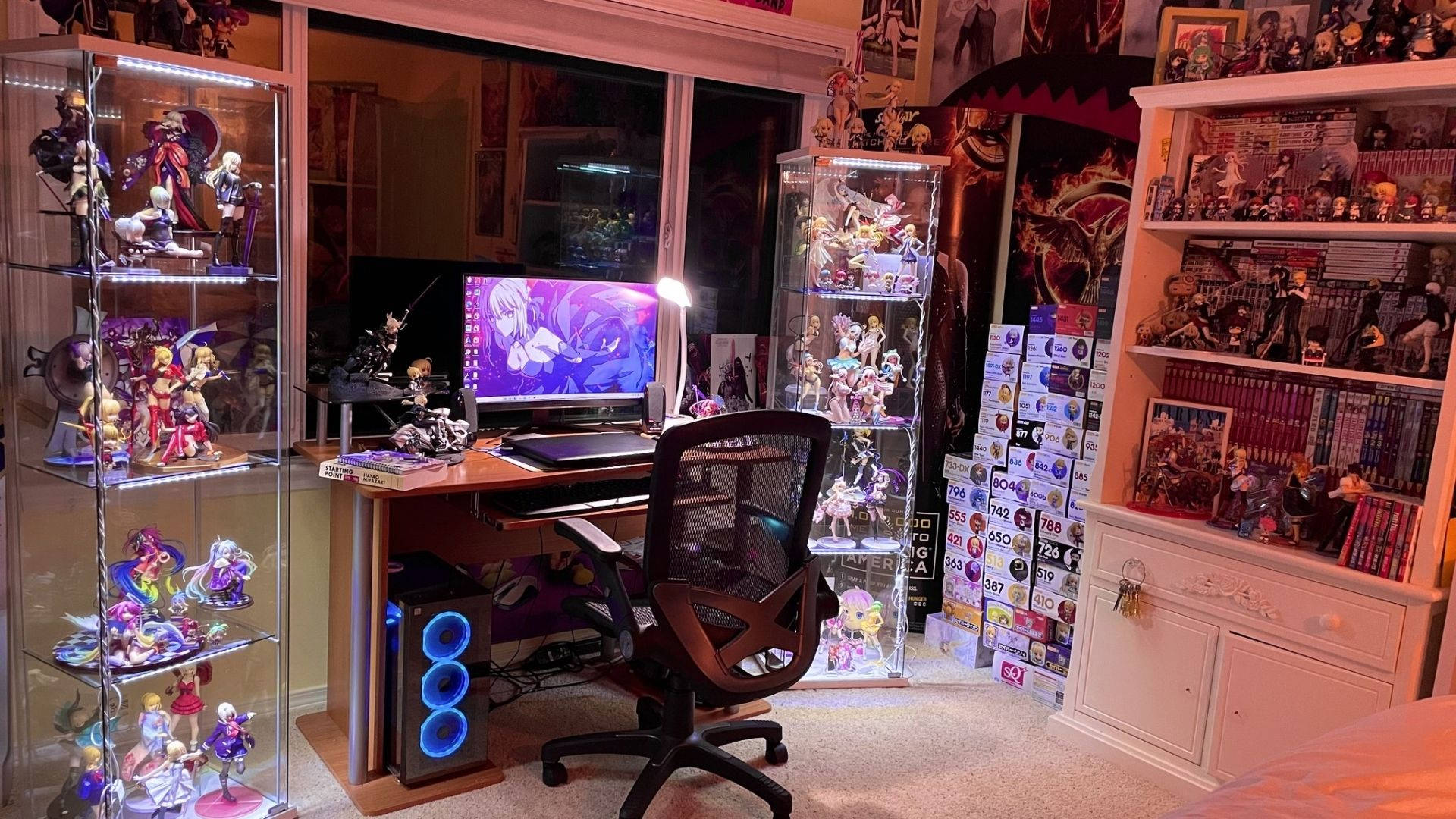 Animekeräilijän huone Taustakuvat