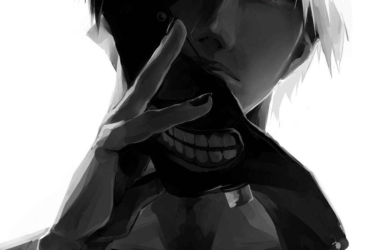 Animepoika Dark Kaneki Maski Taustakuvat