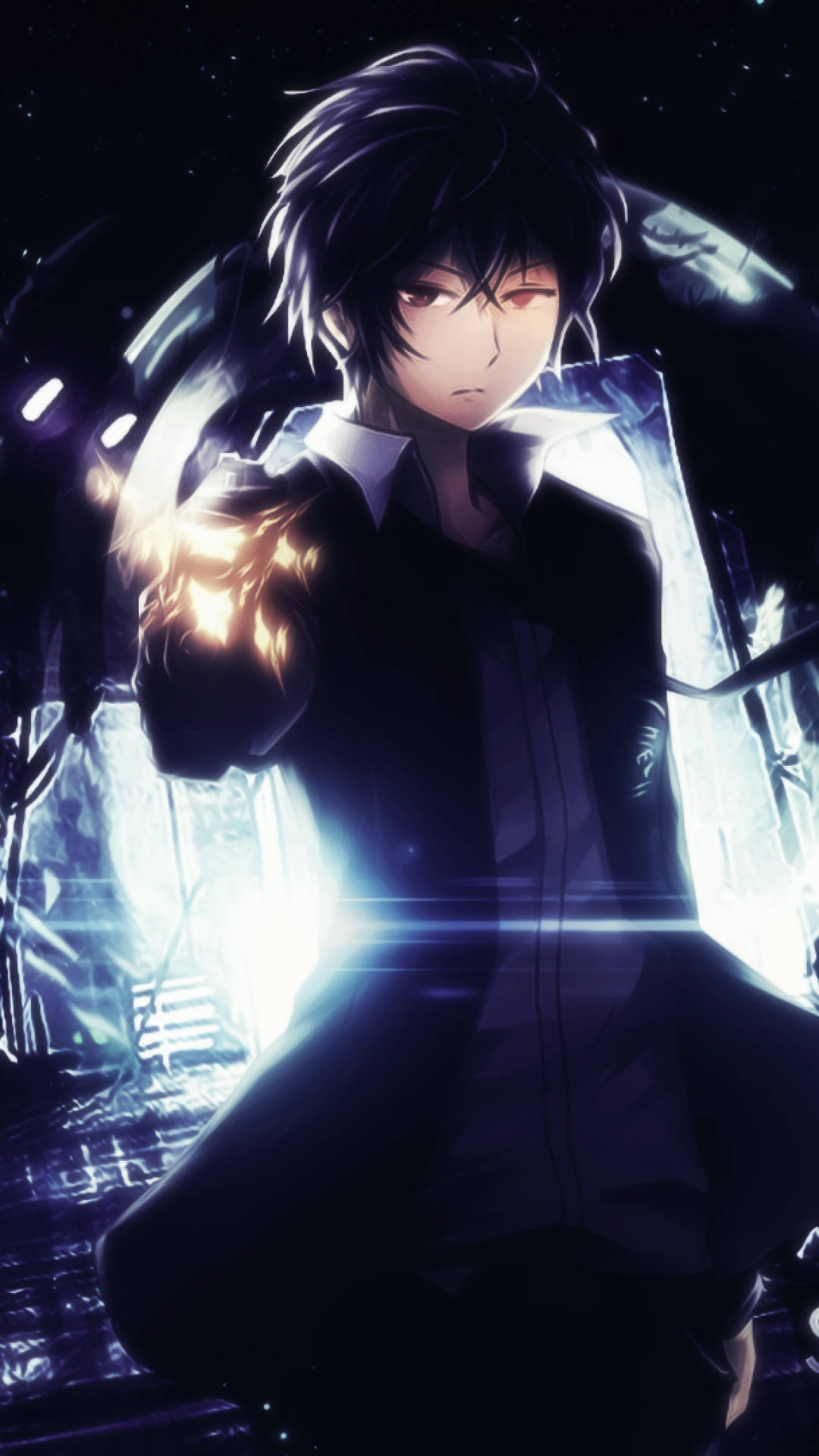 Animepoika Satomi Rentarou Black Bullet -taustakuva