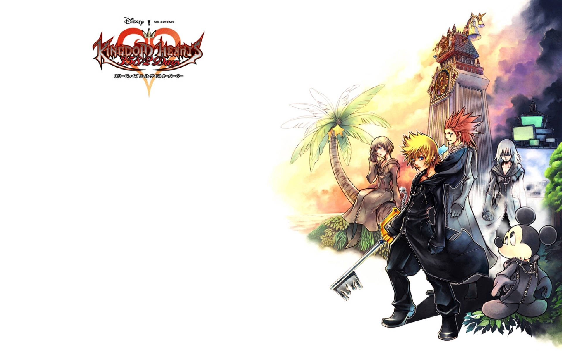 Animoitu kansi Kingdom Hearts -logolla Taustakuvat