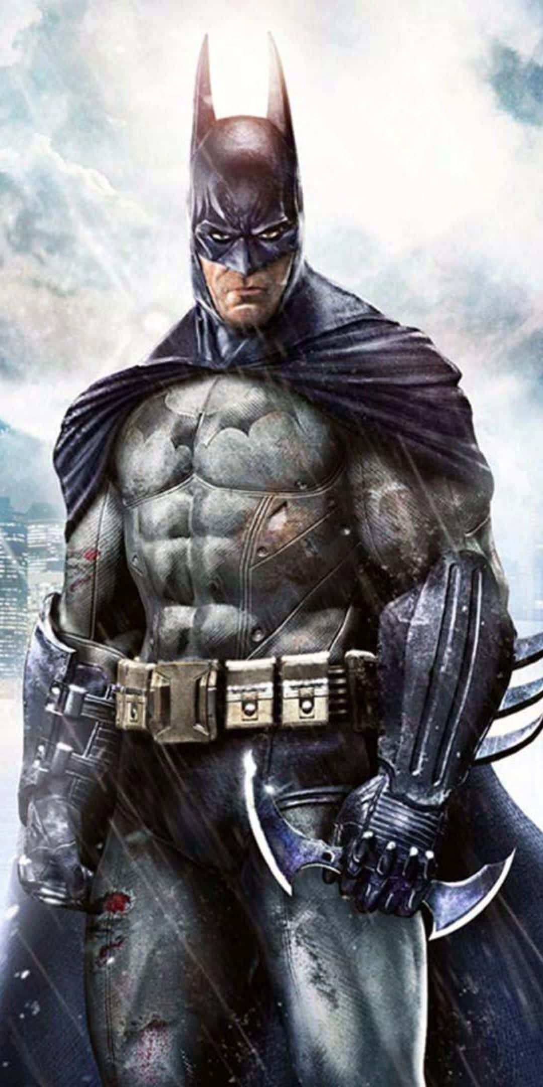 Animoitu supersankari clip art Batman Arkham City -tausta Taustakuvat