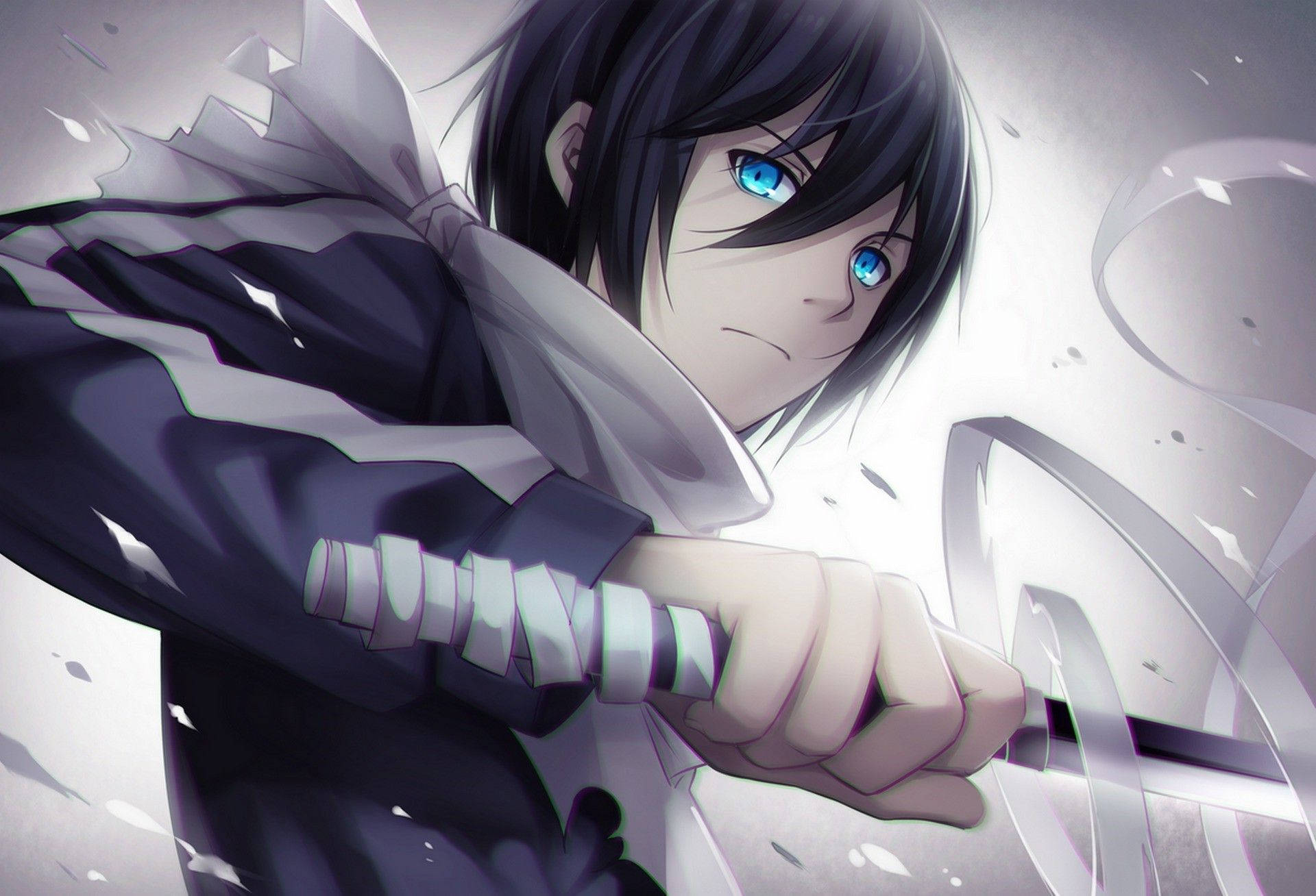 Animepoika Yato Noragami -taustakuva
