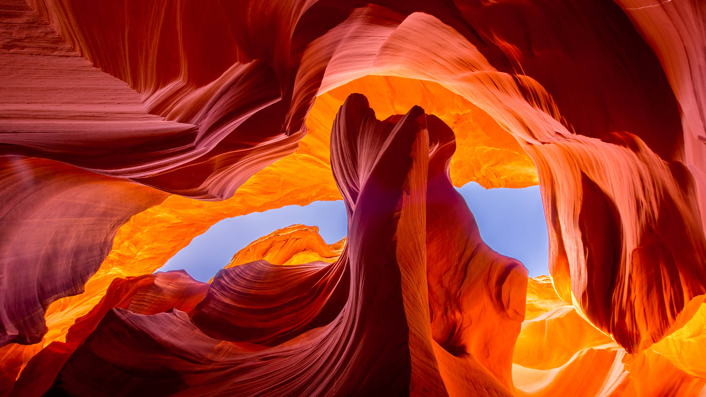 Antelope Canyon alhaalta Taustakuvat