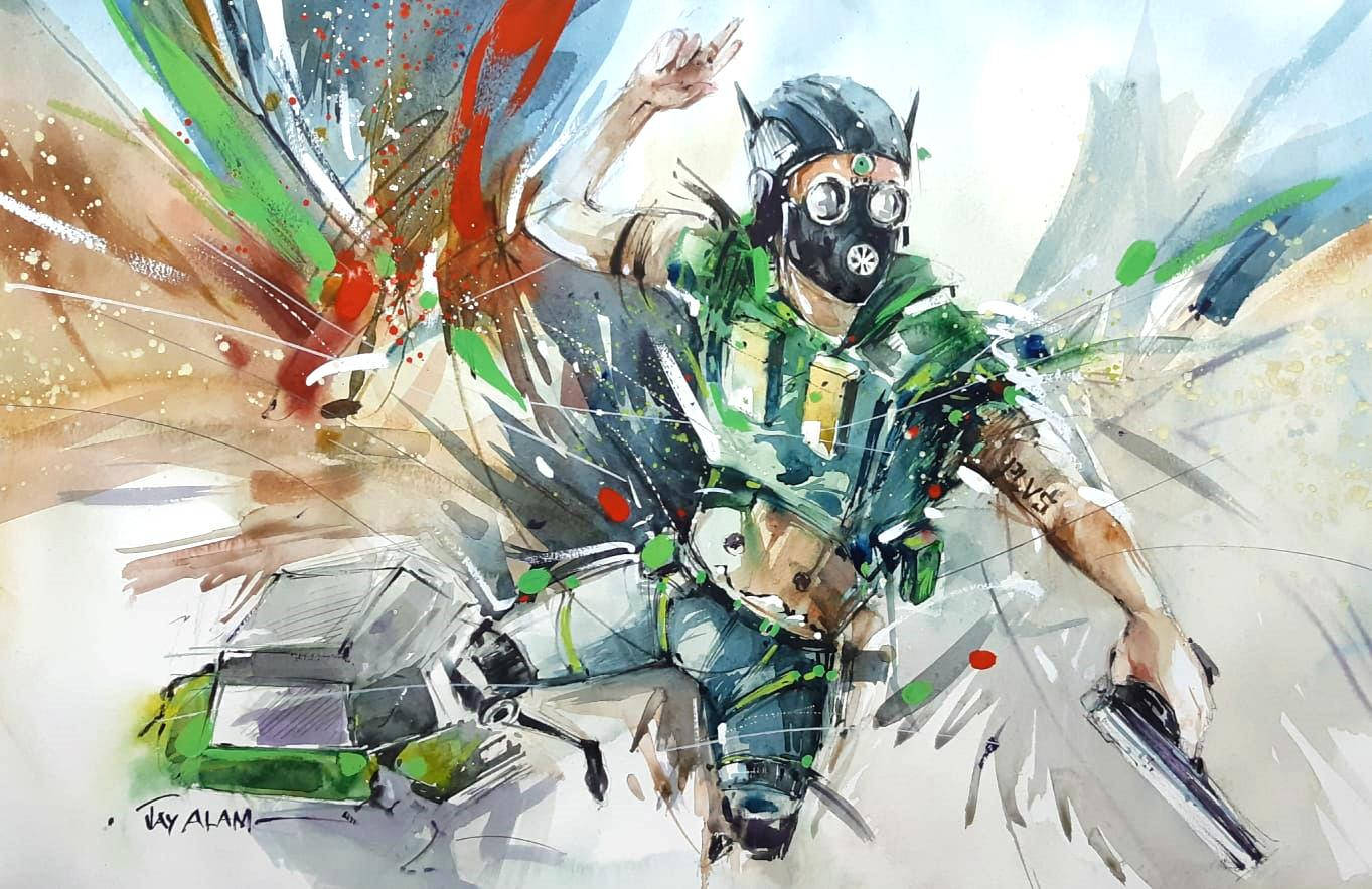 Apex Legends Octane eri väreissä Taustakuvat