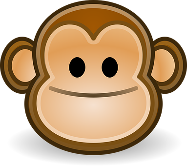 Apina-emojin grafiikka Taustakuvat