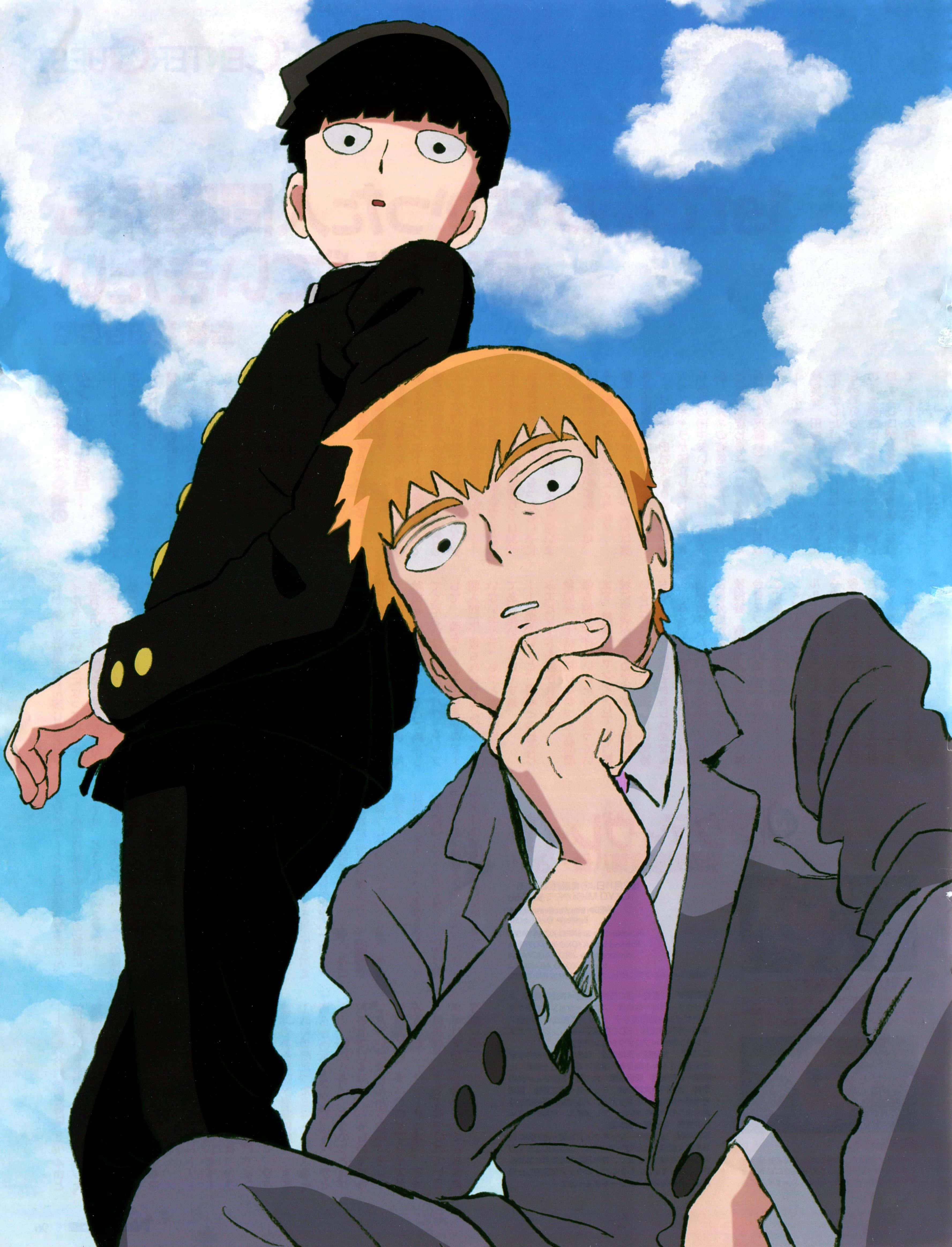 Arataka Reigen esittelee psyykkisiä voimiaan toiminnassa Taustakuvat