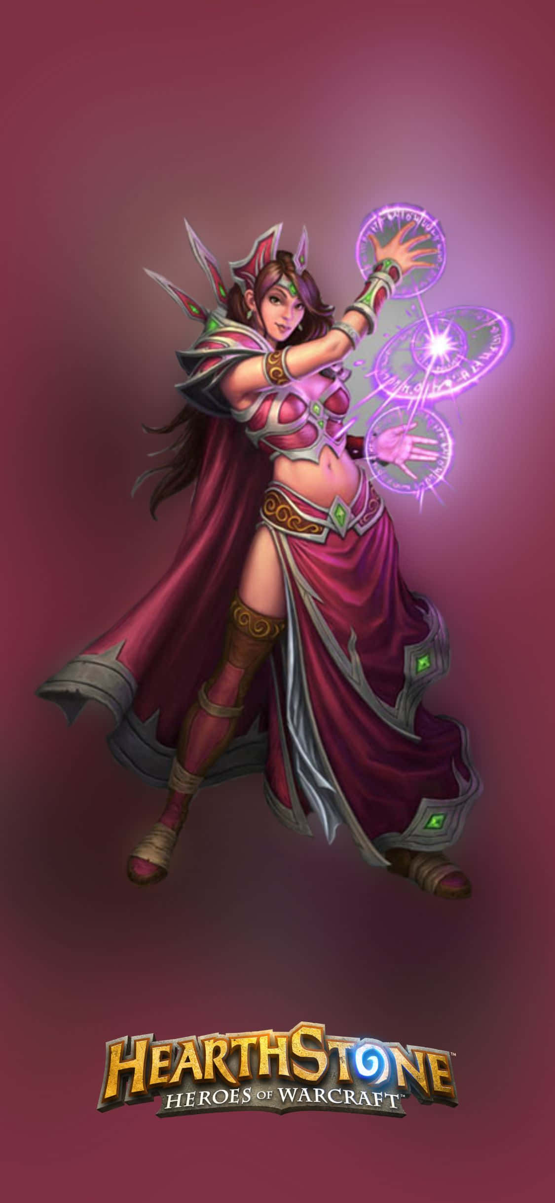 Arcane Mage iPhone XS Hearthstone -taustakuva Taustakuvat