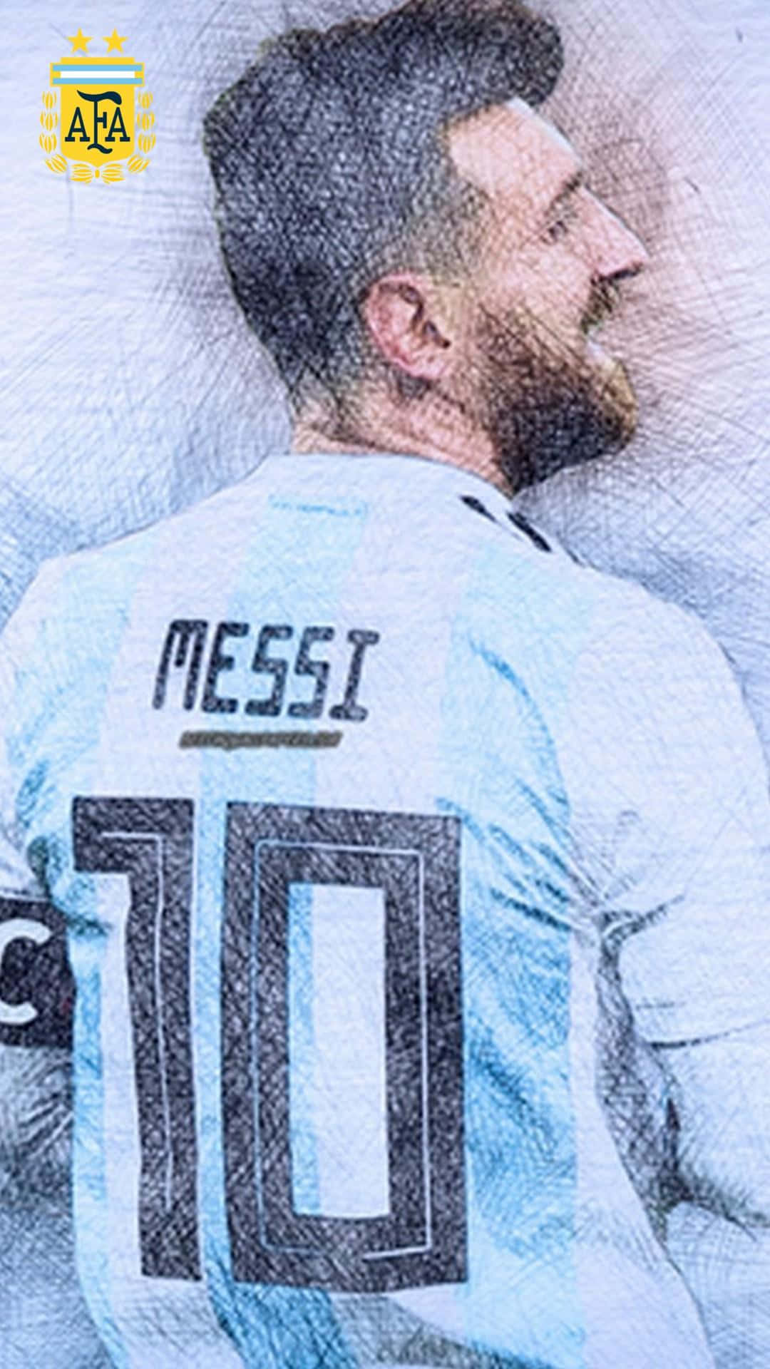 Argentiinan numero 10 Messi iPhone Taustakuvat