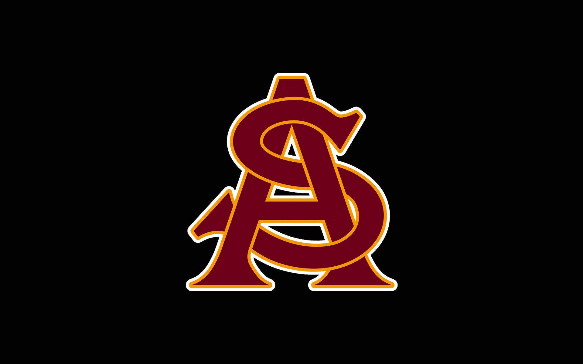 Arizona State Sun Devils -jalkapallojoukkueen logo työpöytätaustakuvana.