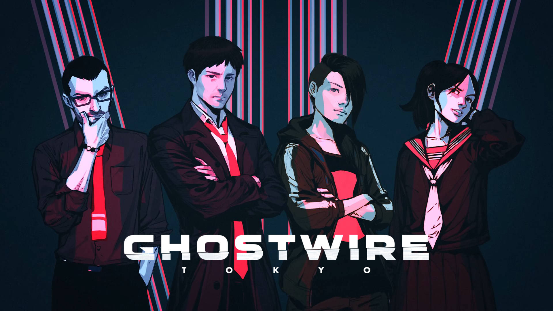 Arvoitukselliset ihmisviholliset Ghostwire Tokyo -pelissä Taustakuvat