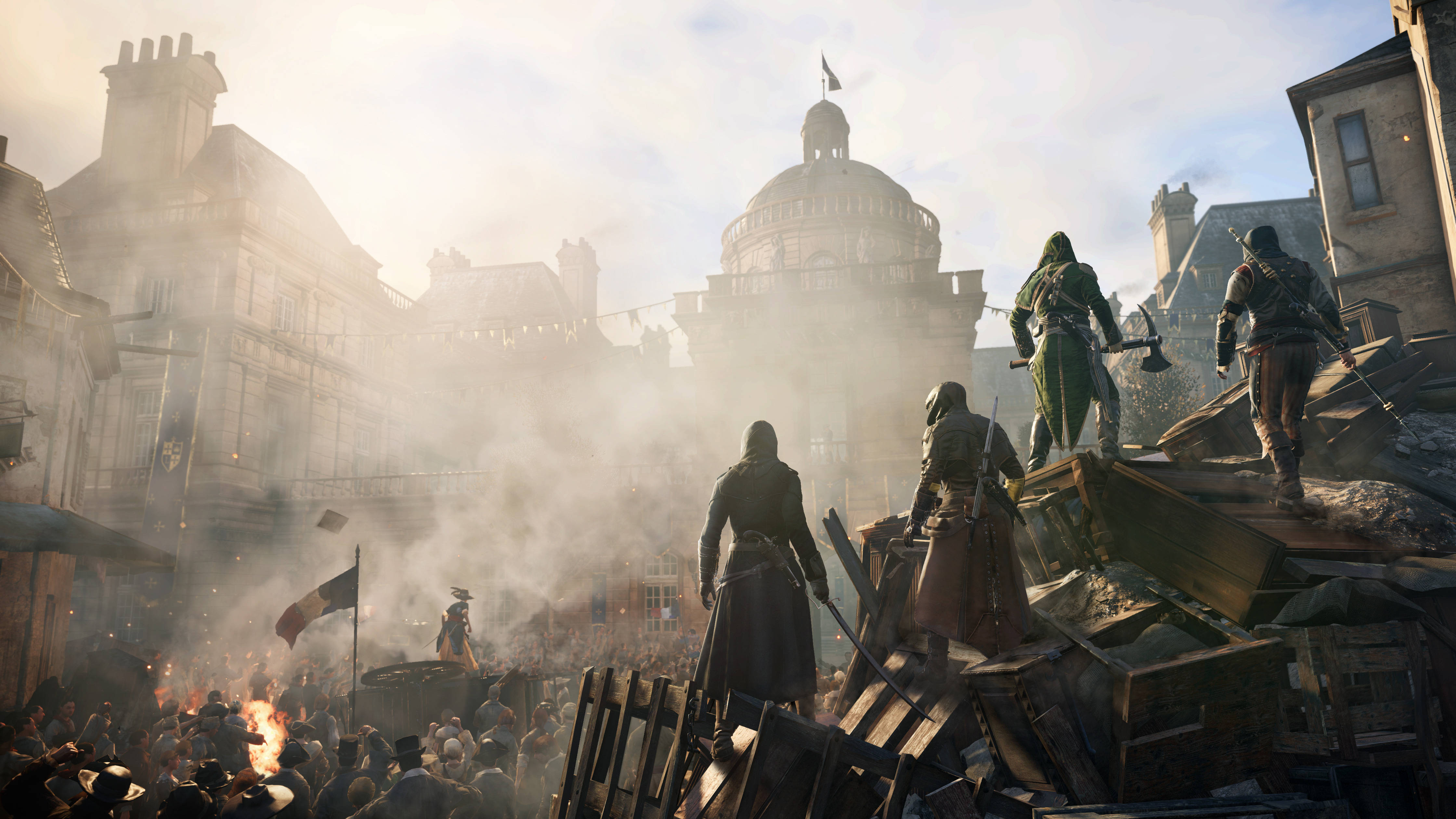 Assassin's Creed Unity Revolution 4K-peli Taustakuvat