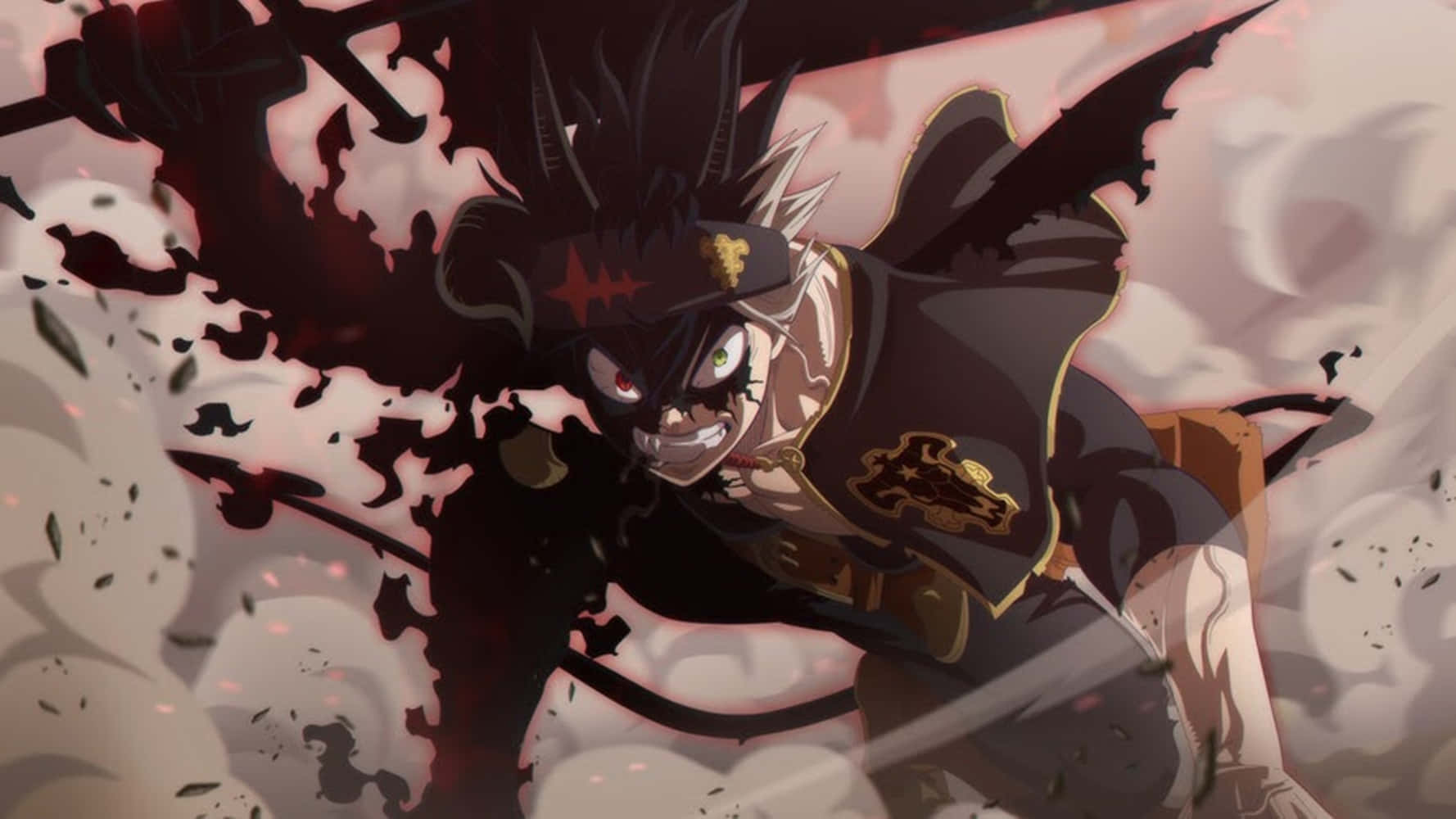Asta Black Clover 4K Demon Devil Liebe Fuusio Taustakuvat