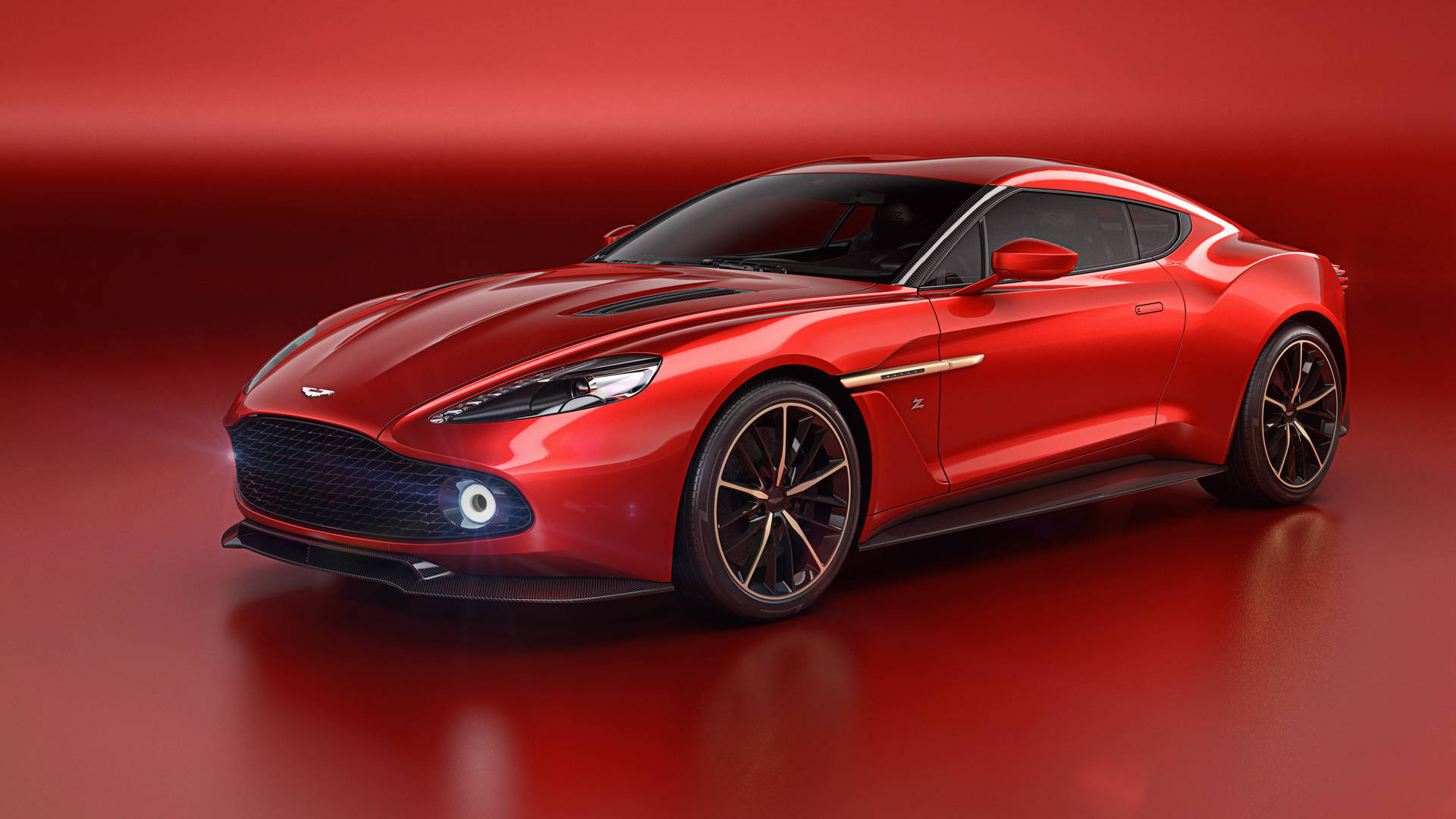 Aston Martin Zagato -urheiluauton taustakuva.