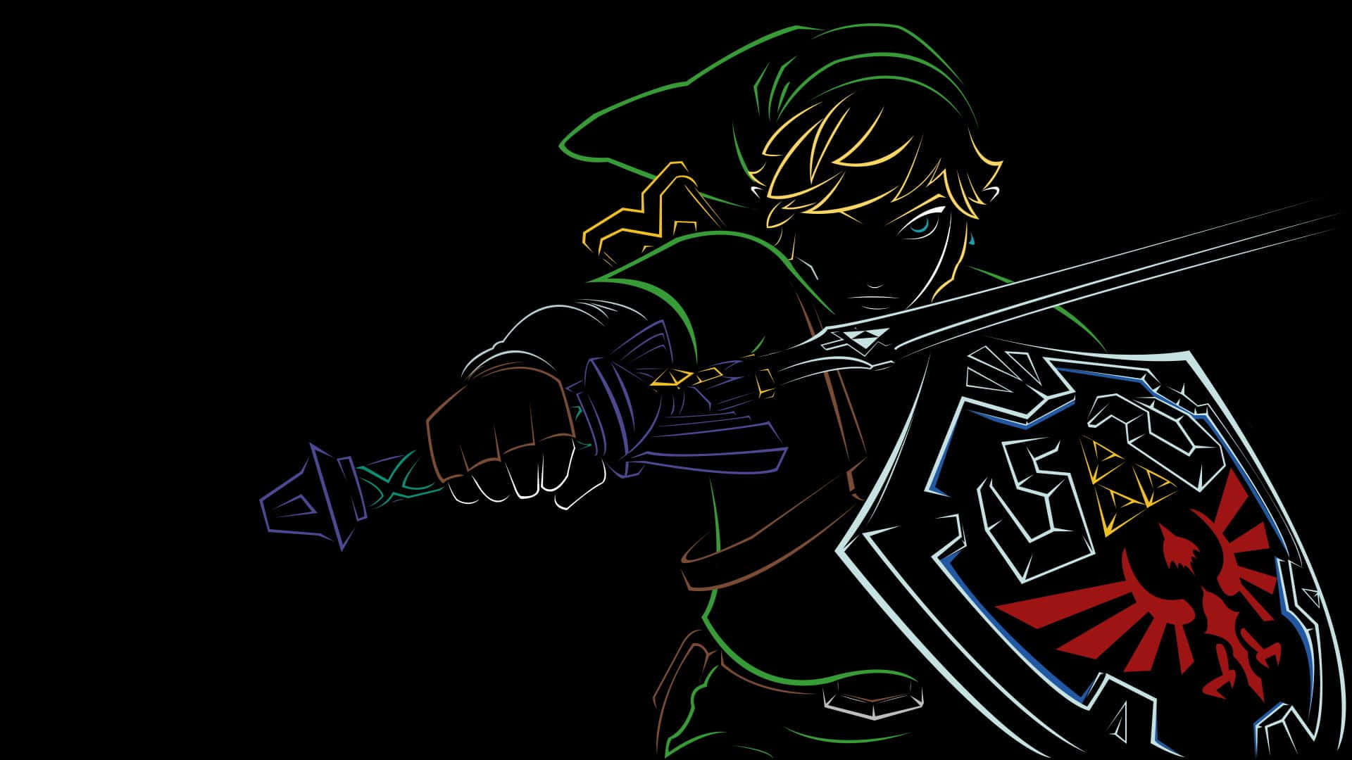 Astu The Legend of Zelda -maailmaan Taustakuvat