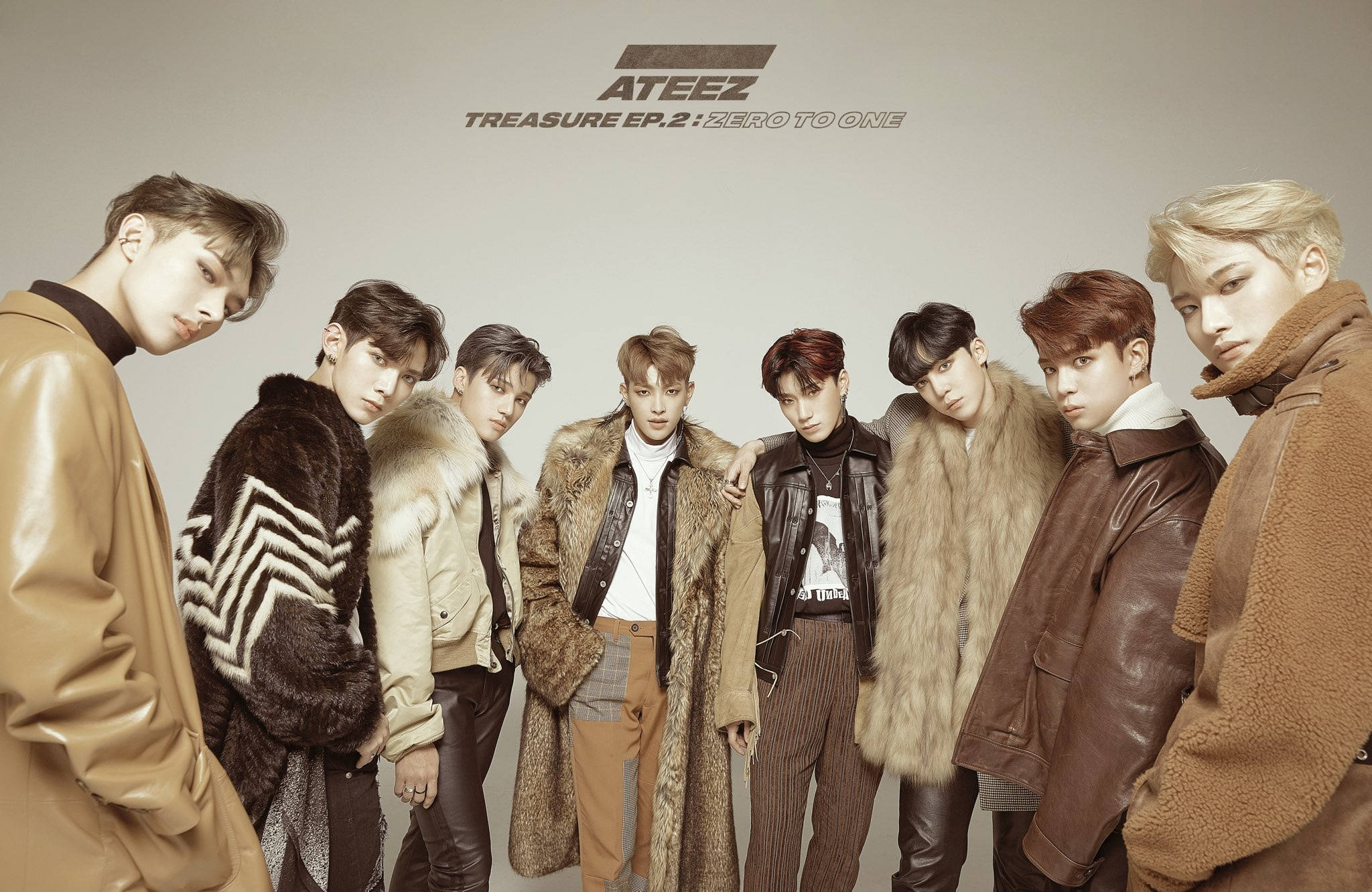 Ateez albumin kansi työpöydälle Taustakuvat