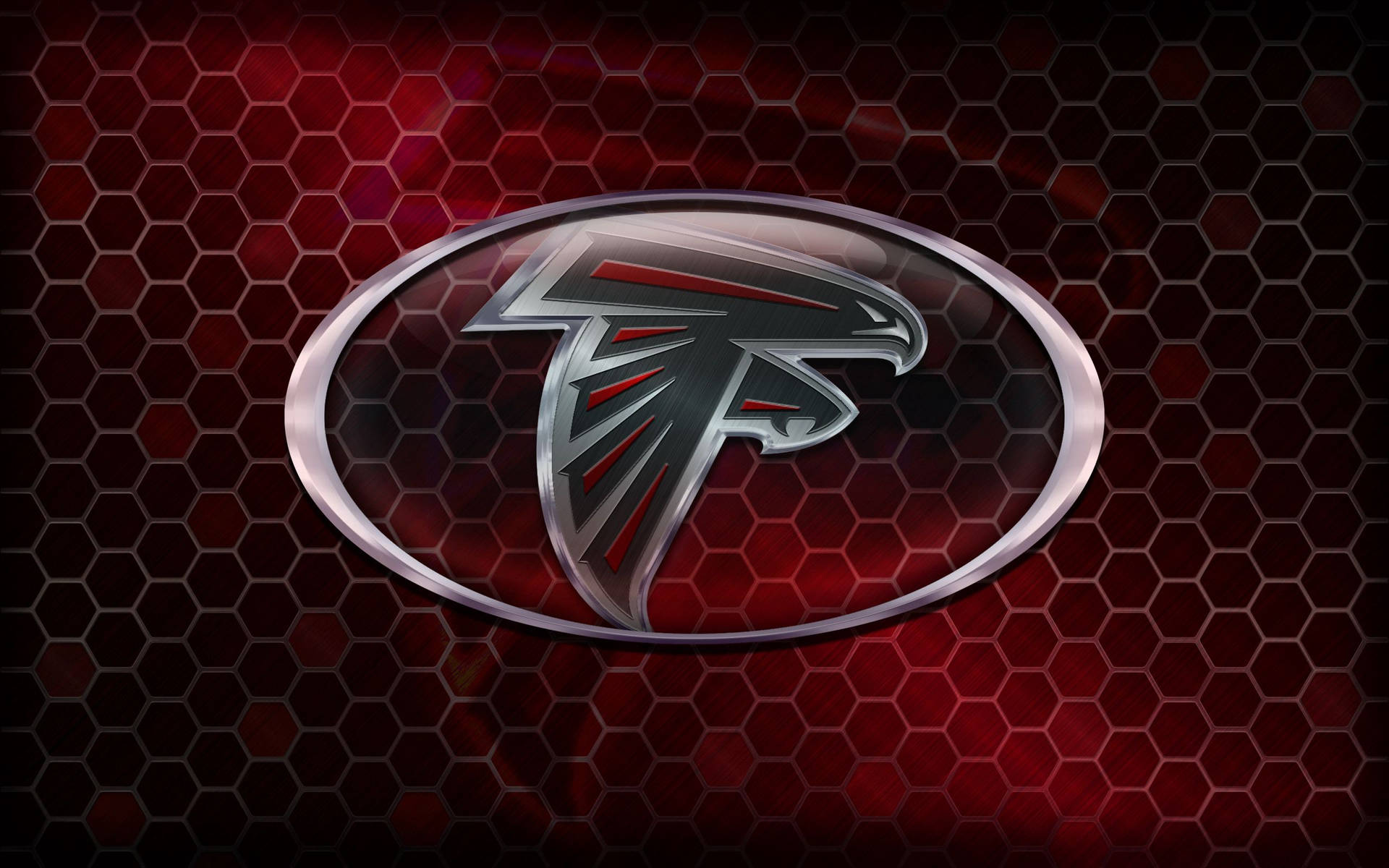Atlanta Falcons amerikkalainen jalkapallo punainen työpöydän taustakuva.