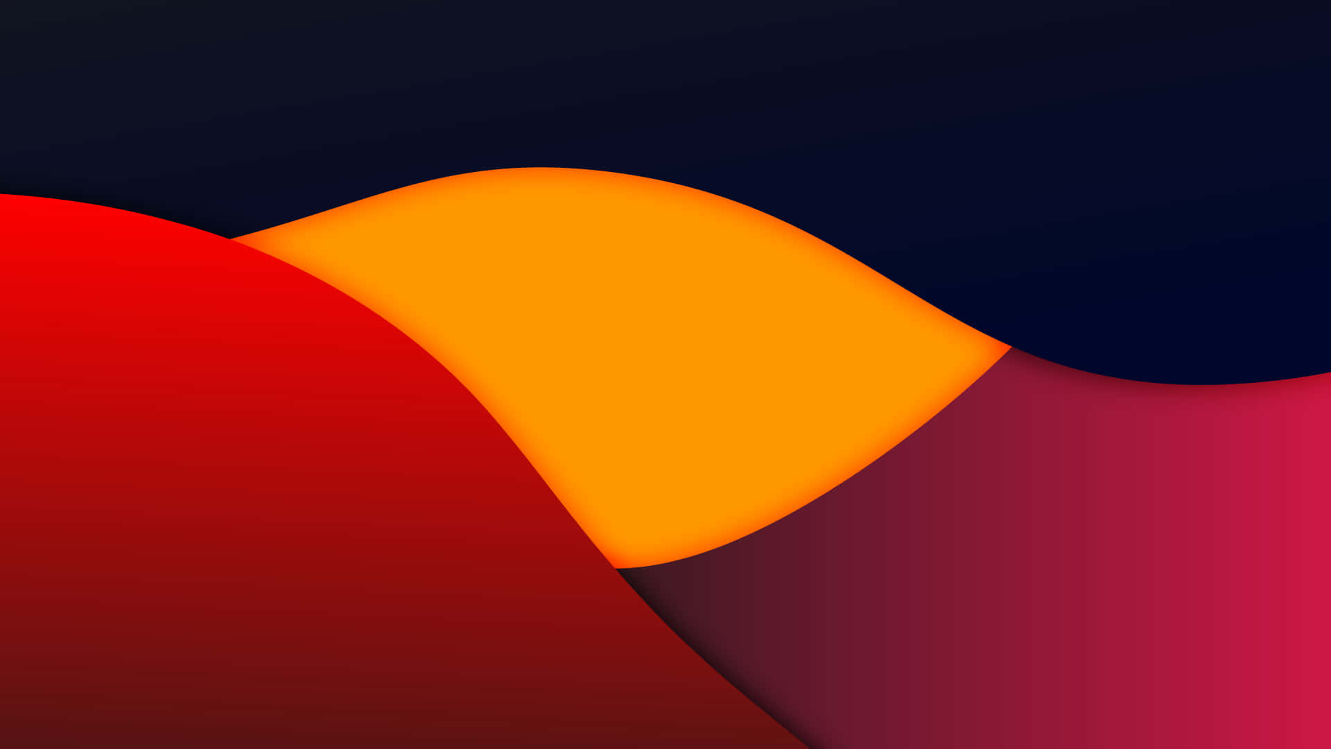 Auringonlasku vuorella minimalistisessa abstraktissa Taustakuvat