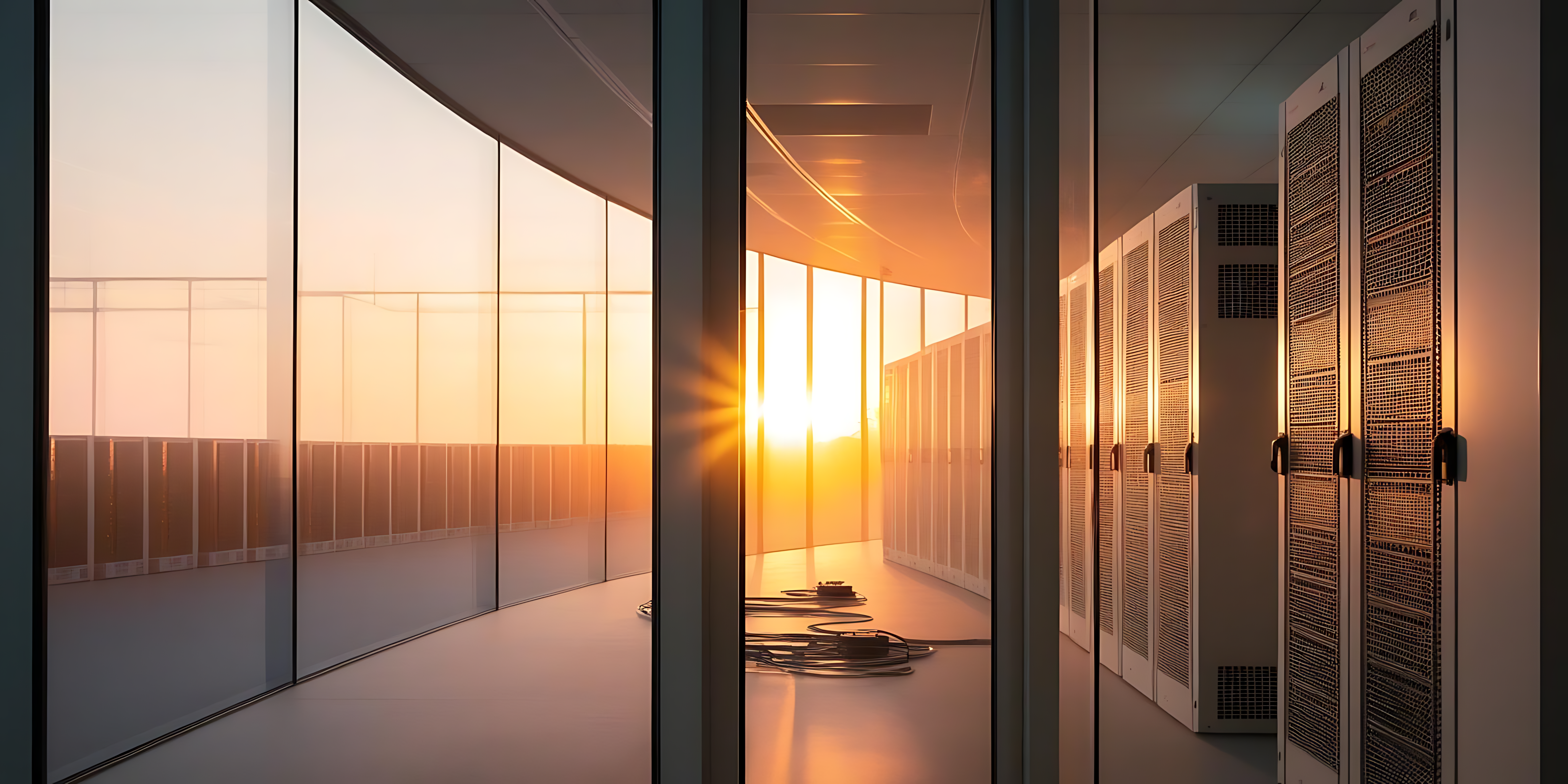 Auringonvalo lasikäytävän läpi Taustakuvat