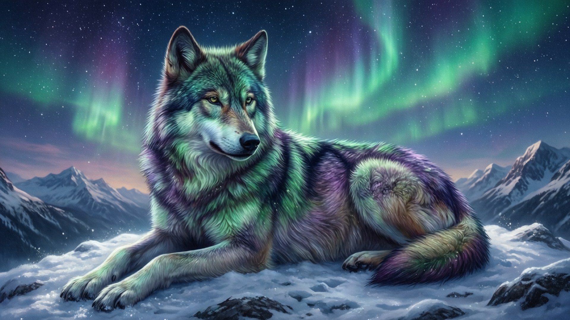 Aurora-suden lepo Taustakuvat