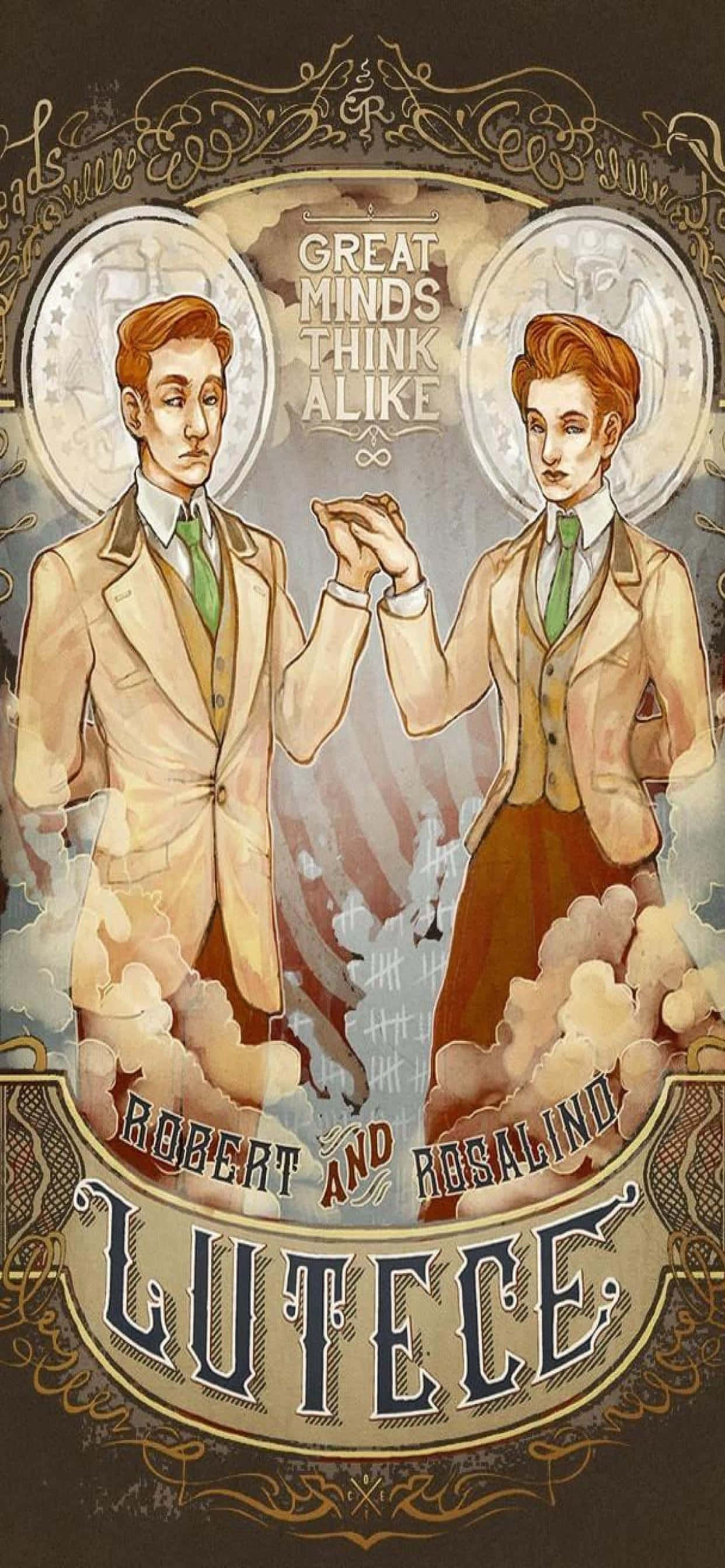 Avaa Bioshock Infinite -universumin salaisuudet iPhone Xs Maxilla Taustakuvat