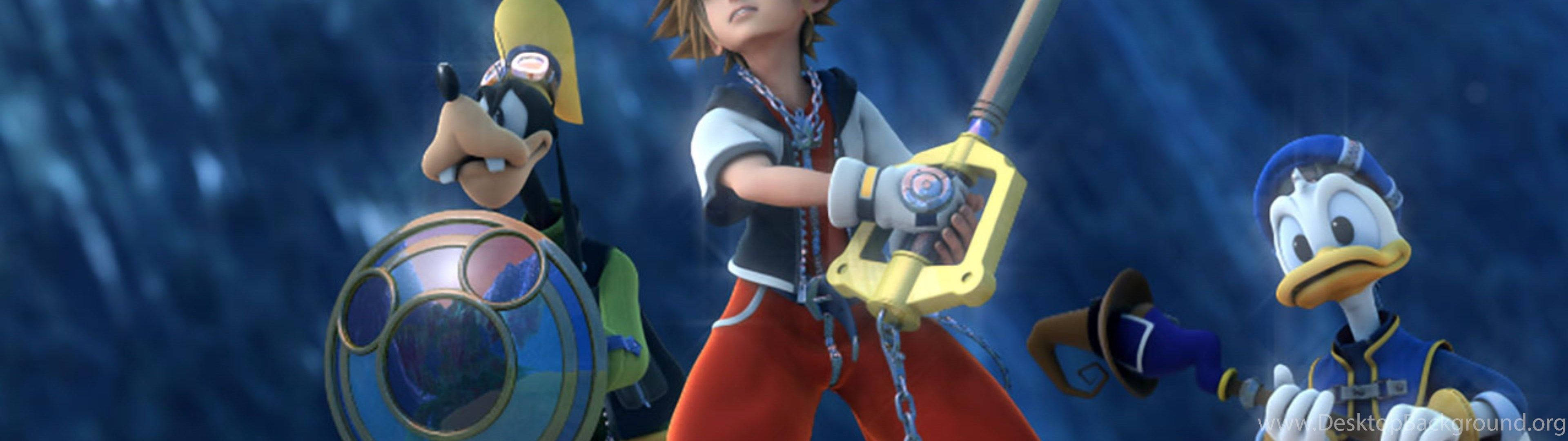 Avaa seikkailujen maailma Soran, Aku Ankan ja Hessu Hopun kanssa Kingdom Hearts 3:ssa Taustakuvat
