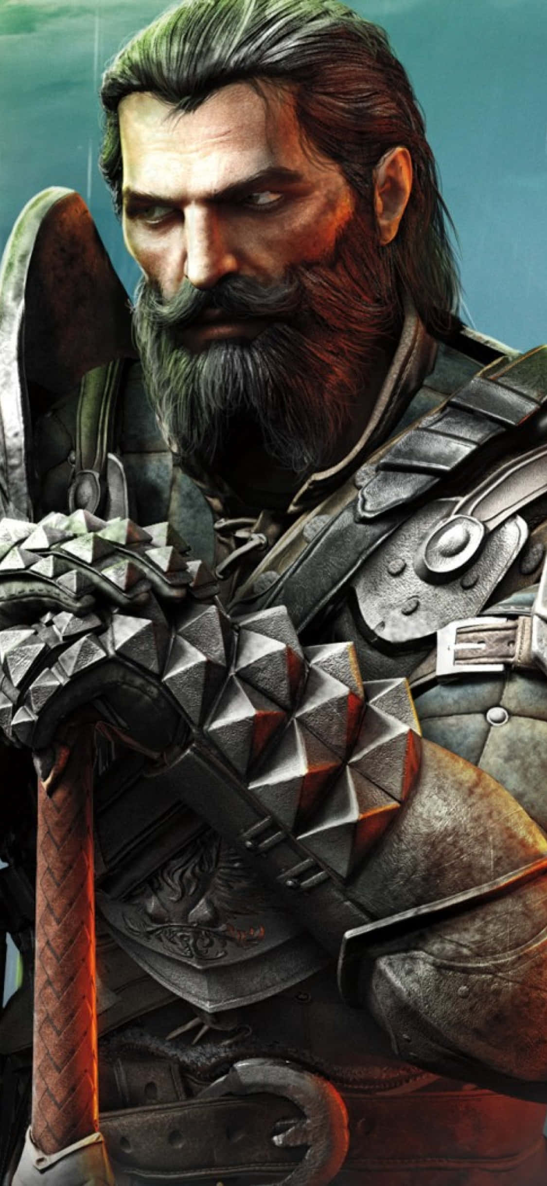 Avaa voima suojella itseäsi Dragon Age Inquisitionin maailmassa uudella iPhone Xs:llä. Taustakuvat