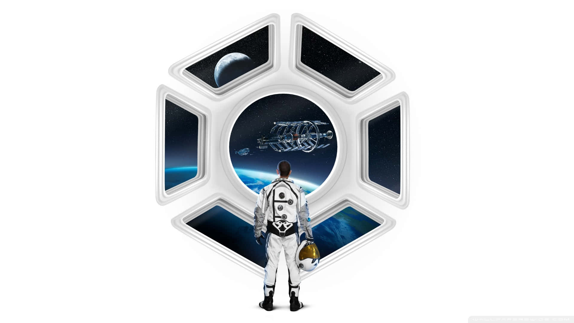 Avaruutta katseleva 1920x1080 Civilization Beyond Earth -taustakuva Taustakuvat