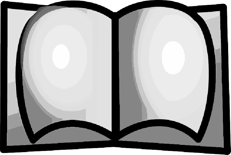 Avoimen kirjan clipart-vektori Taustakuvat