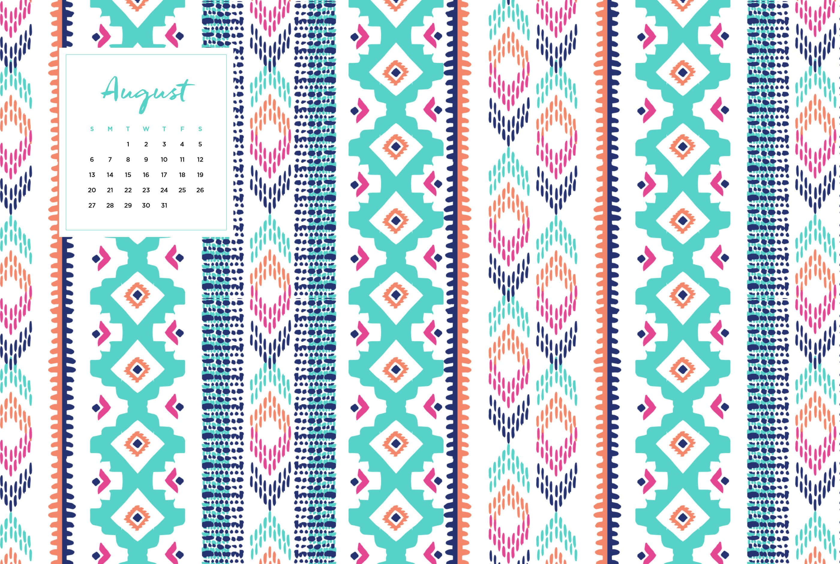 Aztec-kuvio Boho Mac Taustakuvat